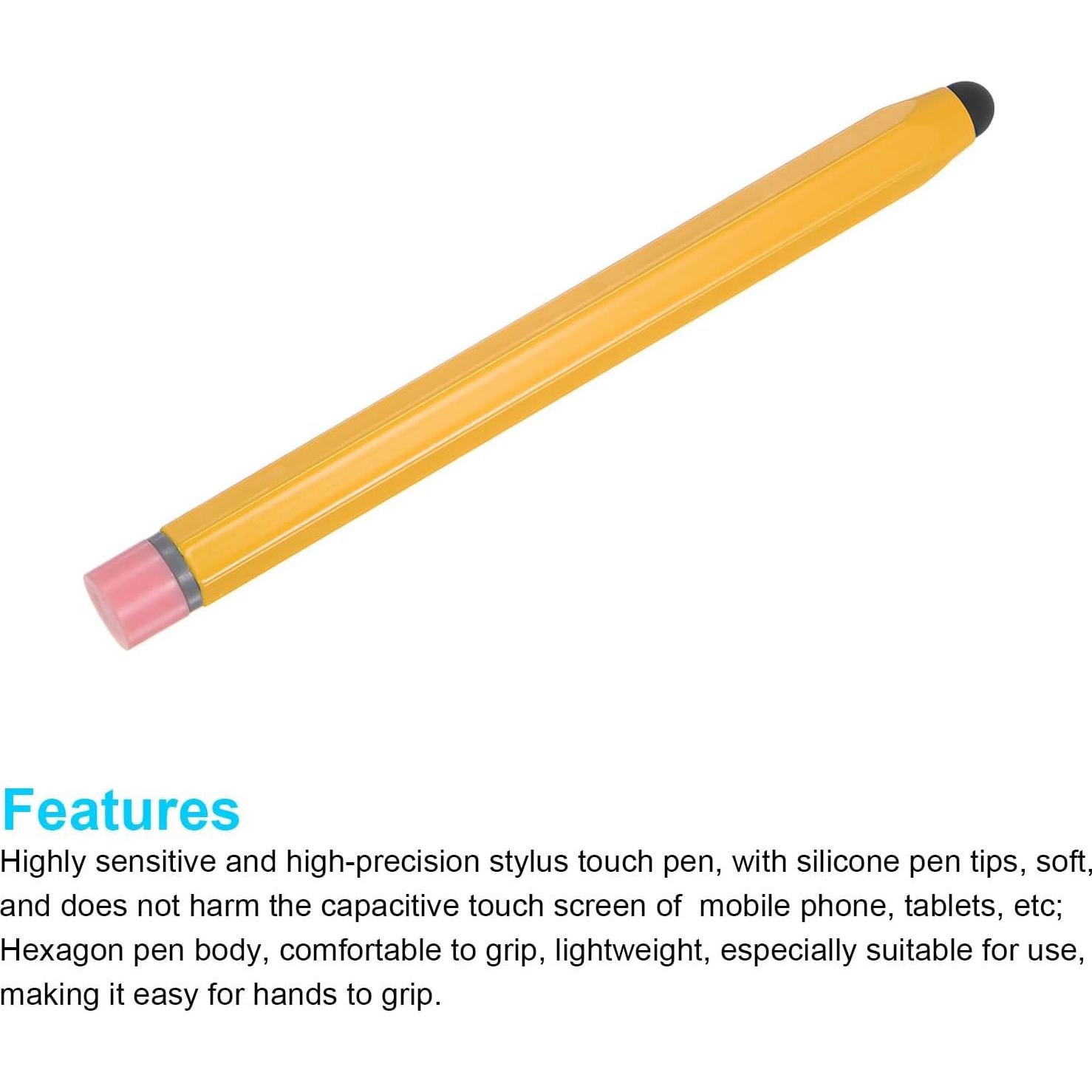 Lápices Stylus MECCANIXITY 2pcs para Pantallas Táctiles 11.94 cm Amarillo