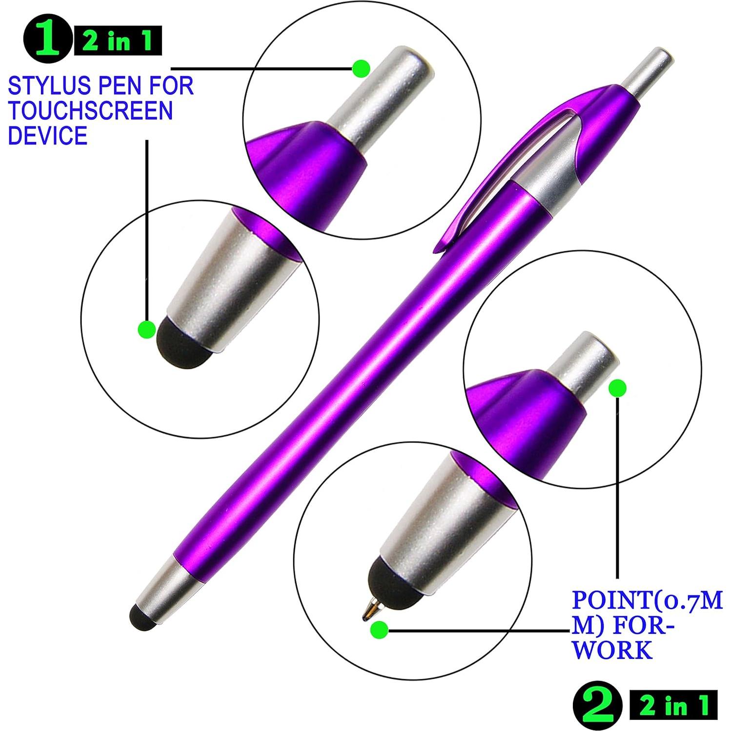 Stylus Electrónico Skoloo 2 en 1, Paquete de 14 Lápices Táctiles