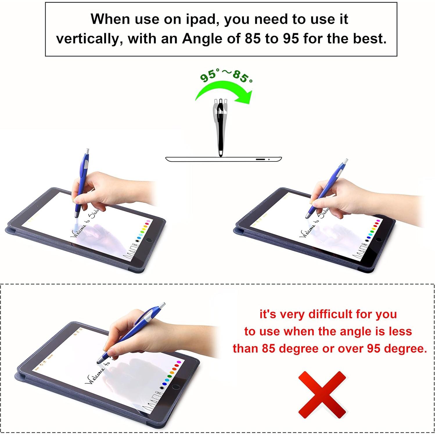Stylus Electrónico Skoloo 2 en 1, Paquete de 14 Lápices Táctiles