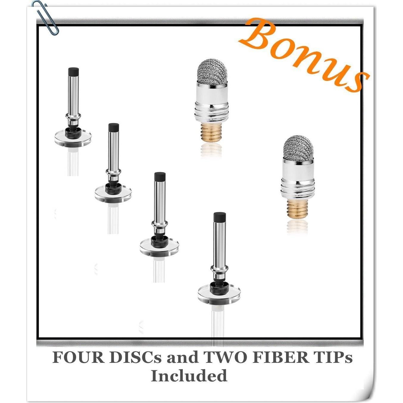 Estilógrafo MEKO 2 en 1 con 4 Puntas Reemplazables - Negro/Púrpura