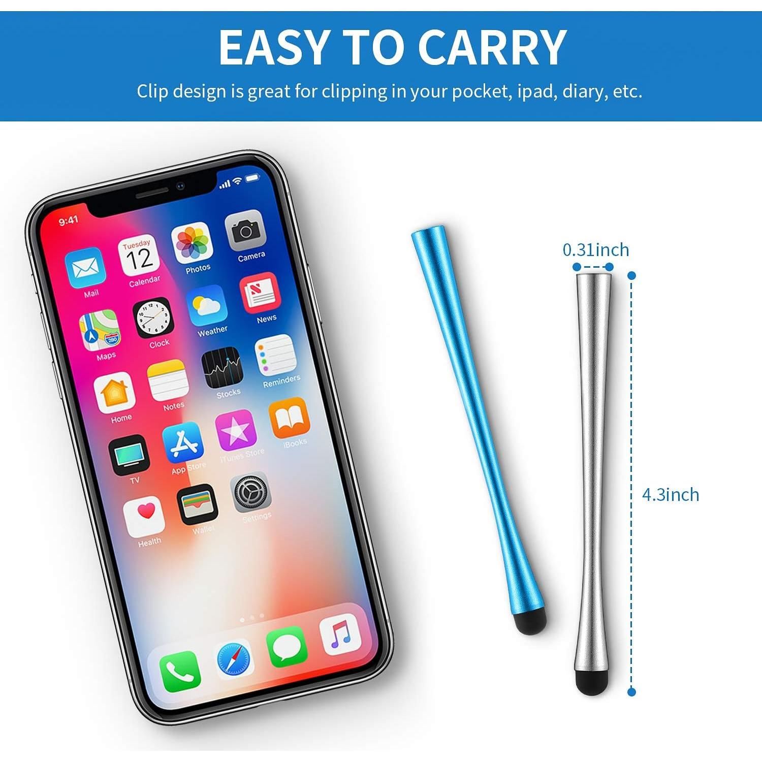 Lápices Estilográficos Outus 8 Piezas con Puntas de Goma