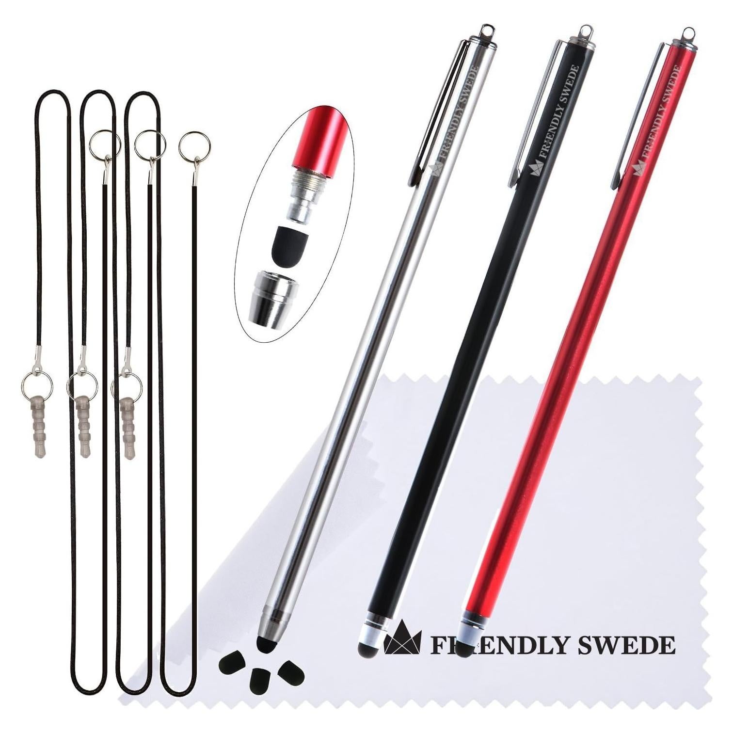 Lápiz Estilográfico Extra Largo El Amigable Sueco - Juego de 3