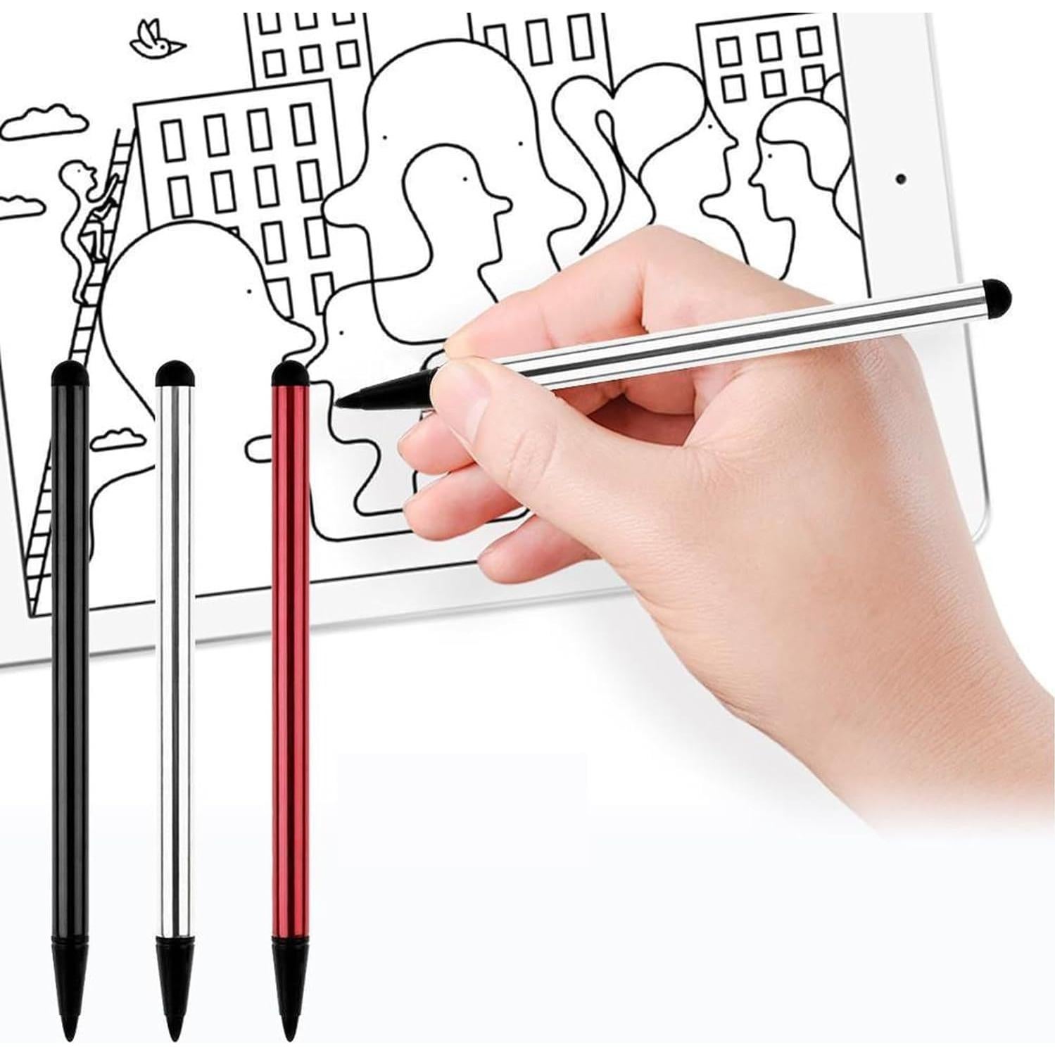 Set de 3 Bolígrafos Stylus Universales para Pantalla Táctil