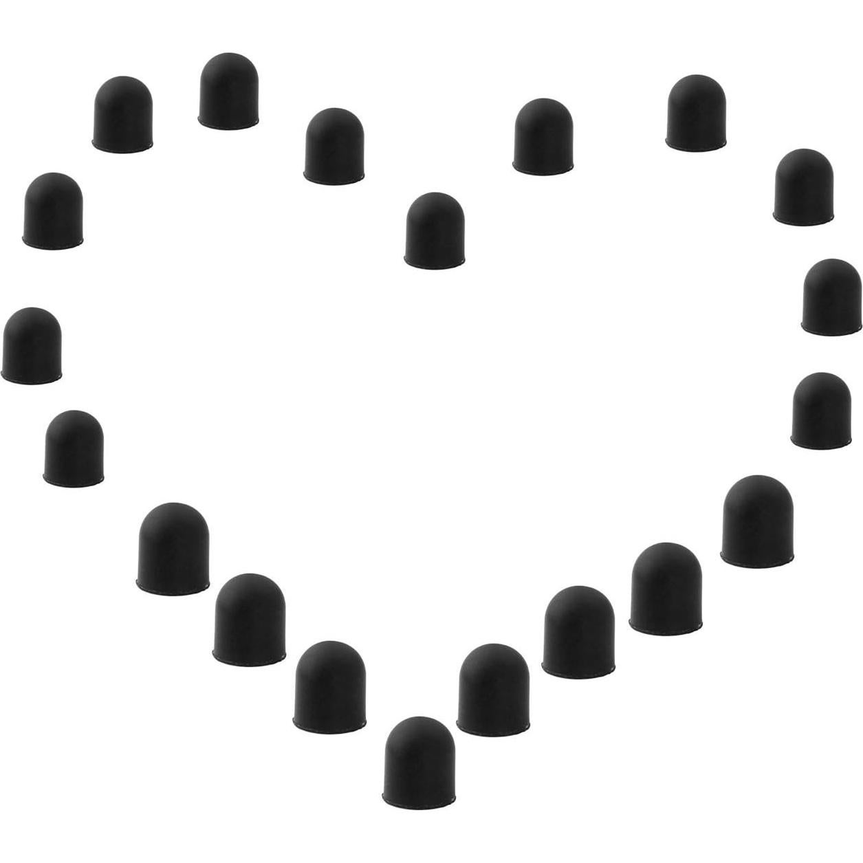 Lápiz Táctil 2-en-1 Metro Negro con 20 Puntas de Goma