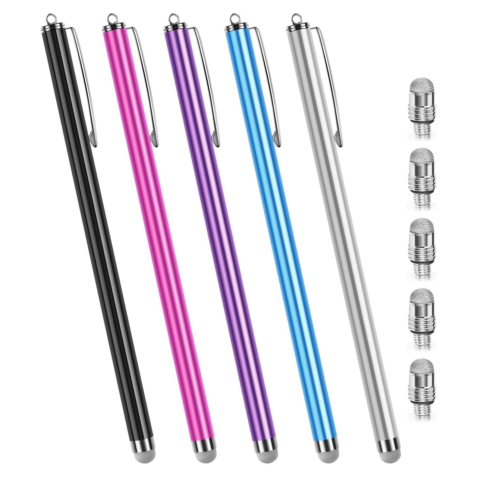 Lápiz Táctil Capacitivo GUUGEI 185mm Alta Sensibilidad Paquete de 5