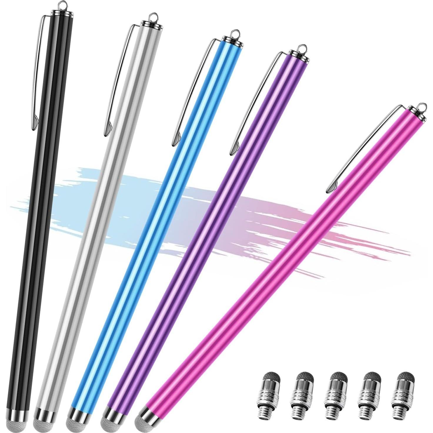 Lápiz Táctil Capacitivo GUUGEI 185mm Alta Sensibilidad Paquete de 5