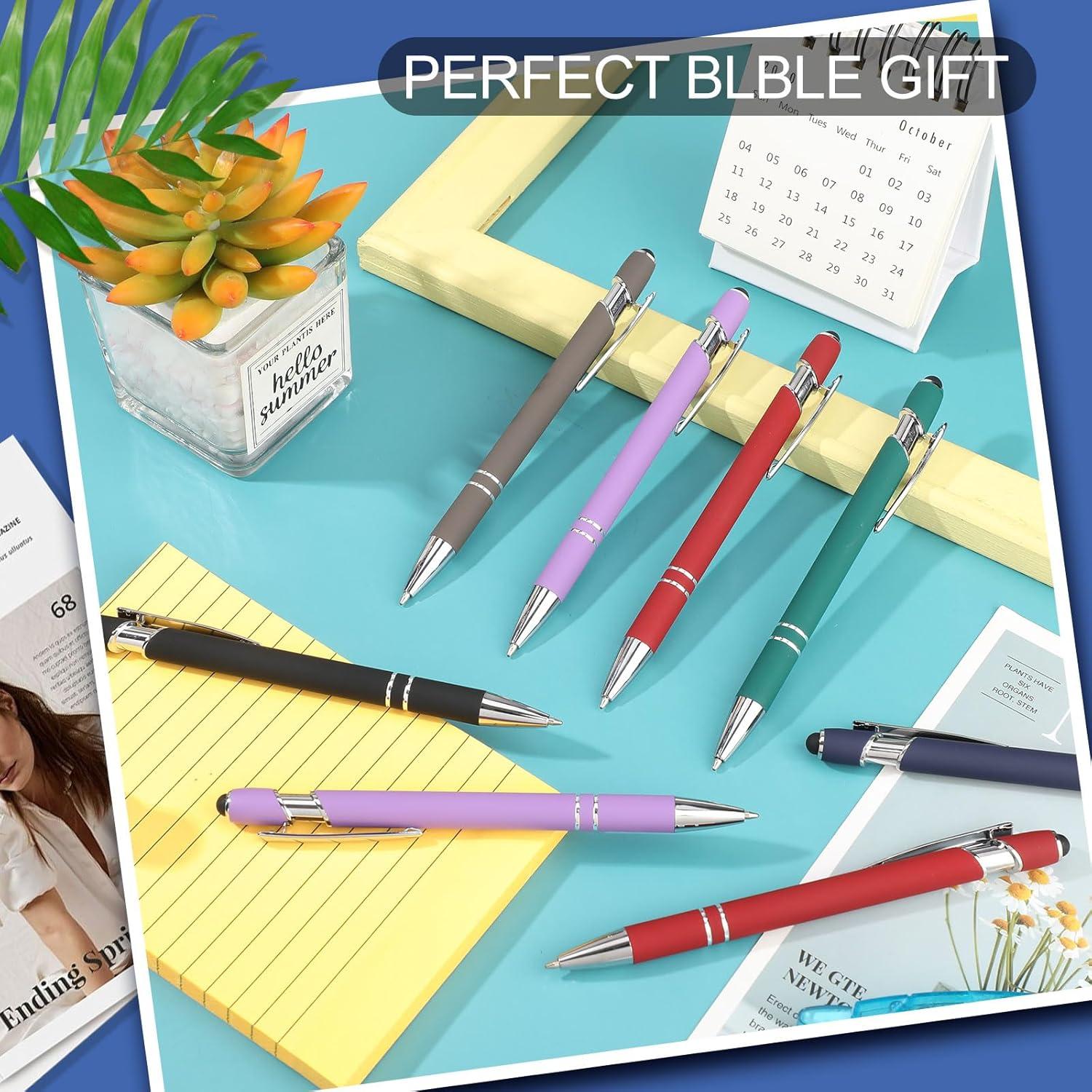 Bolígrafos Estilográficos Leinuosen 72 Pcs 1 mm Tinta Negra