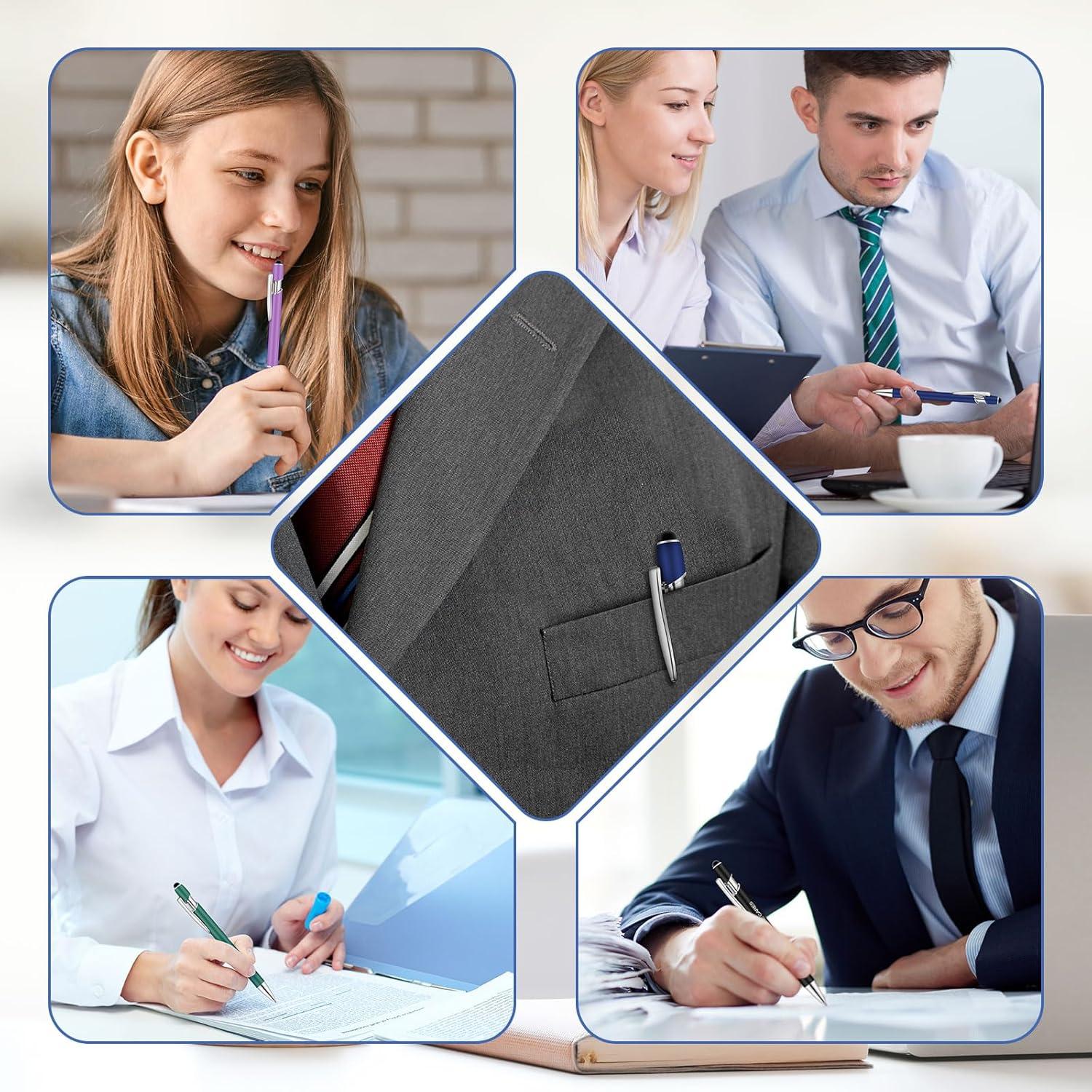 Bolígrafos Estilográficos Leinuosen 72 Pcs 1 mm Tinta Negra