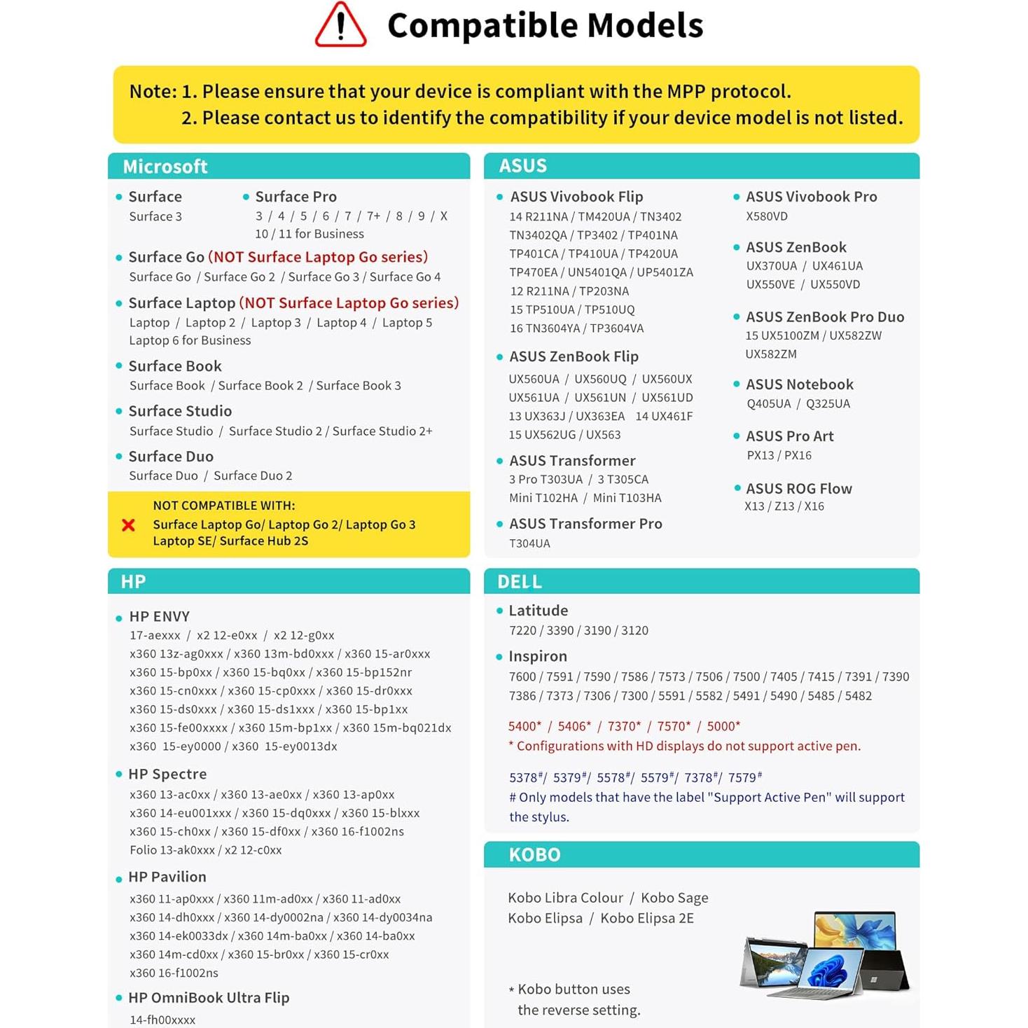 Metapen Stylus Pen M2 para Surface - 4096 Niveles de Presión