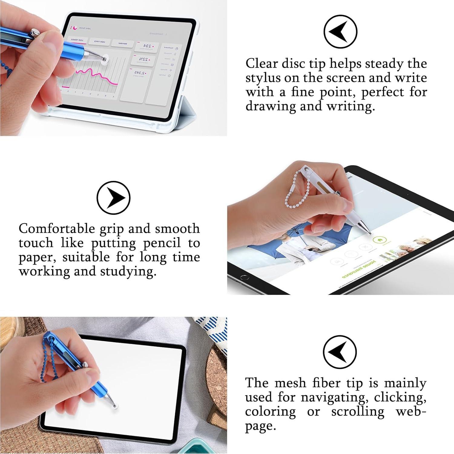 Paquete de 5 bolígrafos stylus Mabor para pantallas táctiles