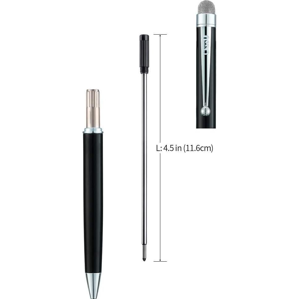 Plumas Estilográficas ChaoQ 4 Puntas Fibra Táctil - Negro, Azul, Rojo, Blanco