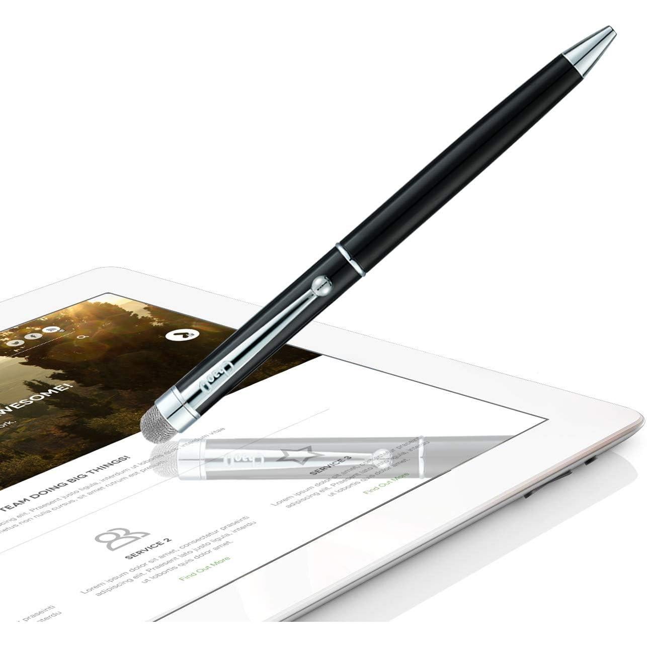 Plumas Estilográficas ChaoQ 4 Puntas Fibra Táctil - Negro, Azul, Rojo, Blanco