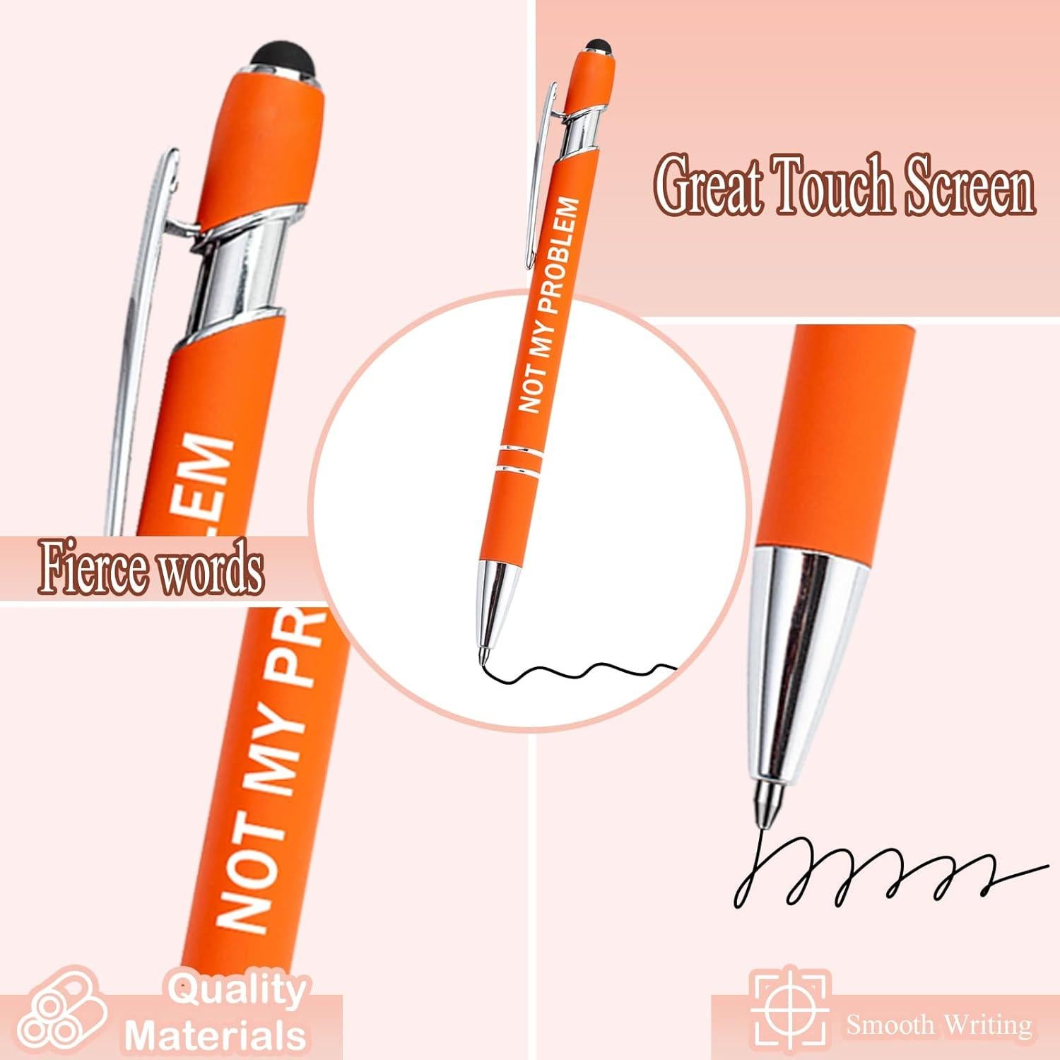 Bolígrafos de Tinta PASISIBICK 12 Piezas Estilógrafo Táctil