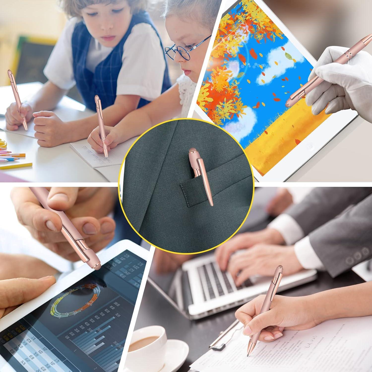 Set de 12 Bolígrafos Estilógrafos Tivcck Oro Rosa 1.0 mm