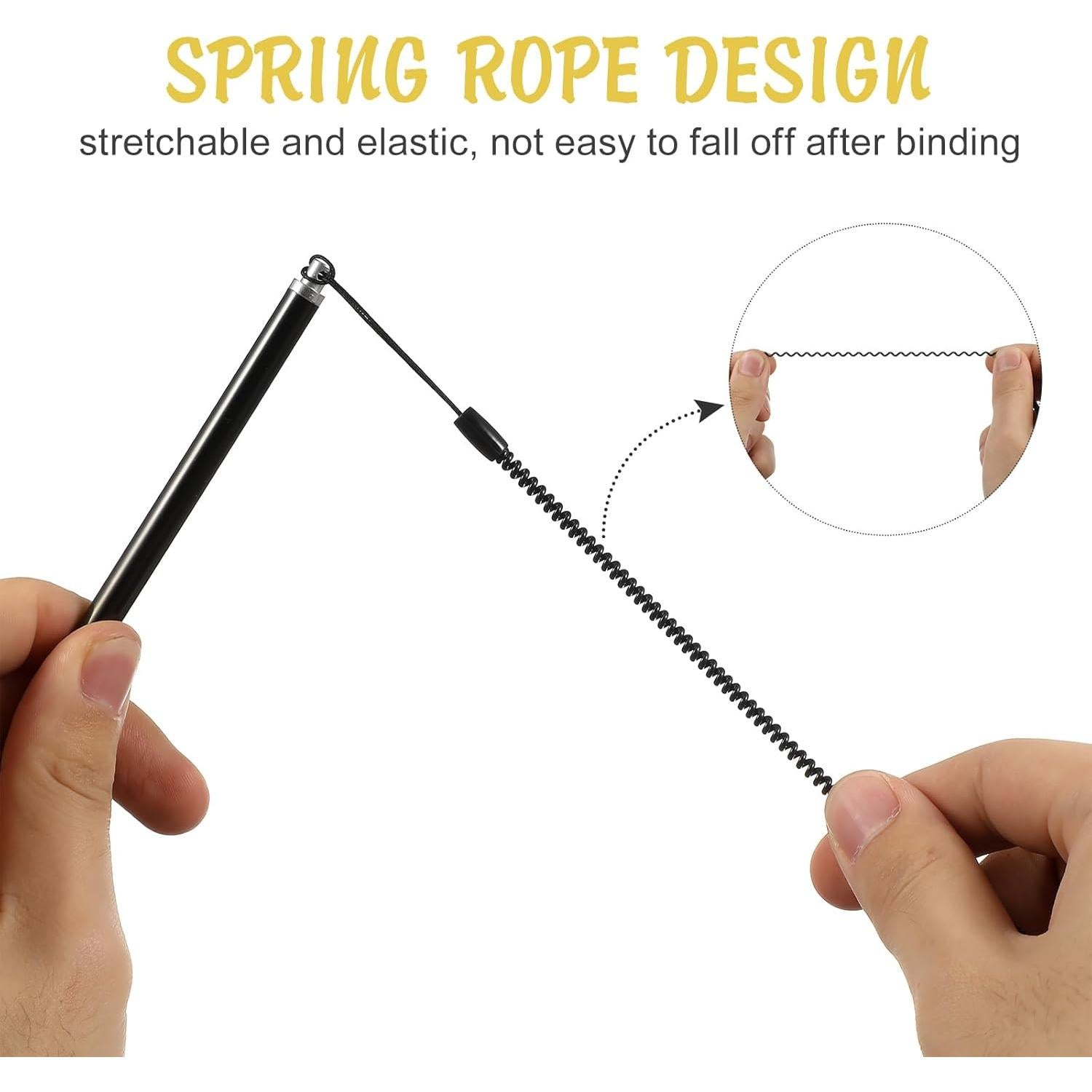 Bolígrafo Táctil HOMSFOU 3pcs Antipérdida para Pantallas