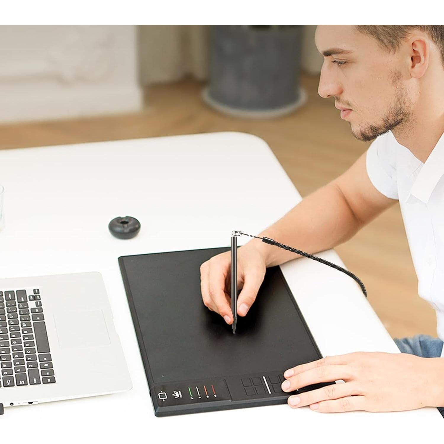 Bolígrafo Táctil HOMSFOU 3pcs Antipérdida para Pantallas