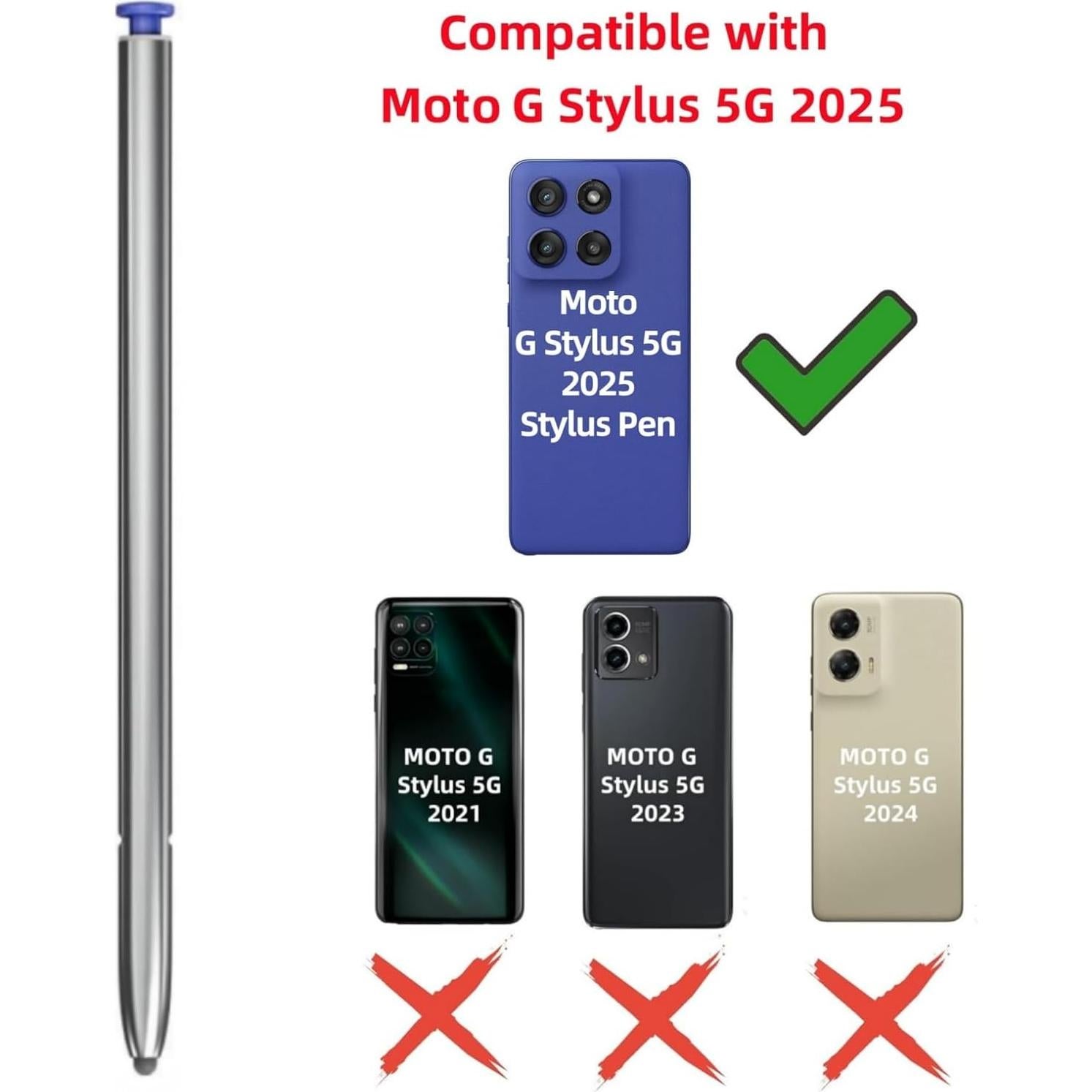 Lápiz Óptico Reemplazo para Moto G Stylus 5G 2025 - TYHJ