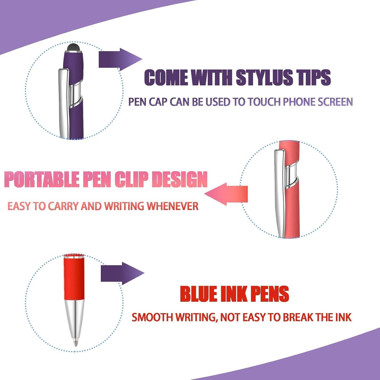 Set de 12 Bolígrafos de Tinta Azul Lragvtbk 1.0 mm Estilógrafo