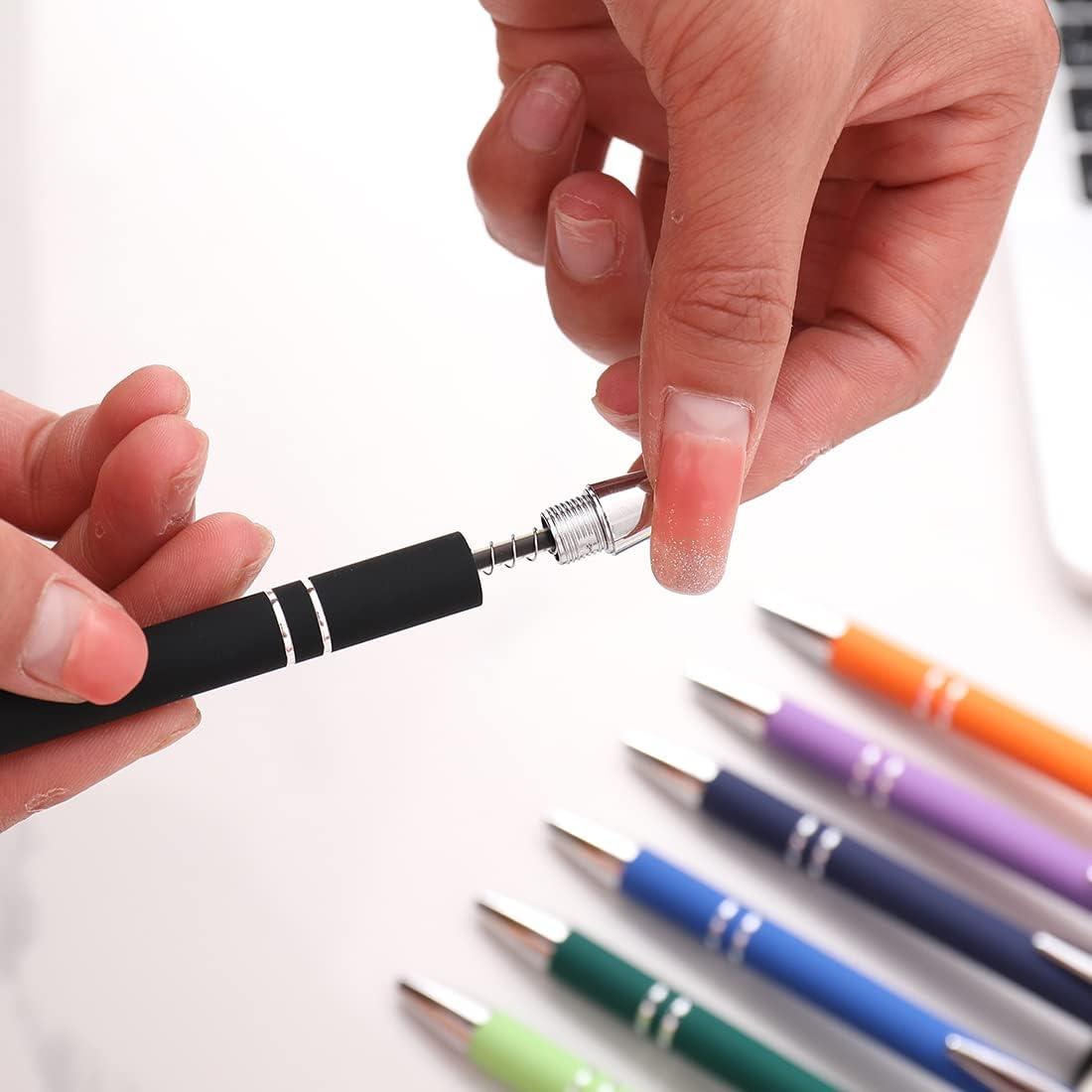 Bolígrafo Retráctil Oddmoal 2 en 1 con 20 Recargas Negras