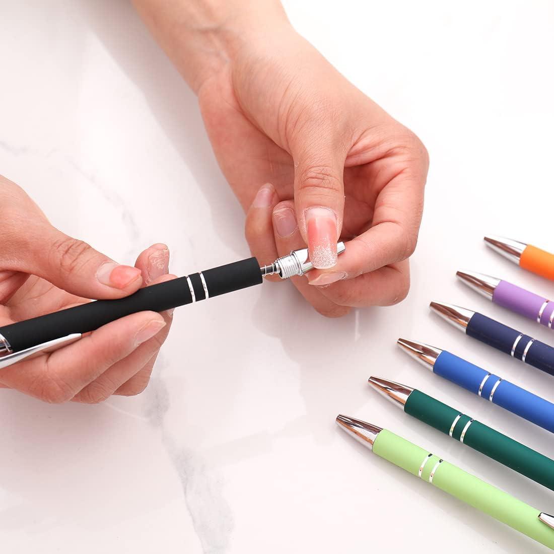 Bolígrafo Retráctil Oddmoal 2 en 1 con 20 Recargas Negras