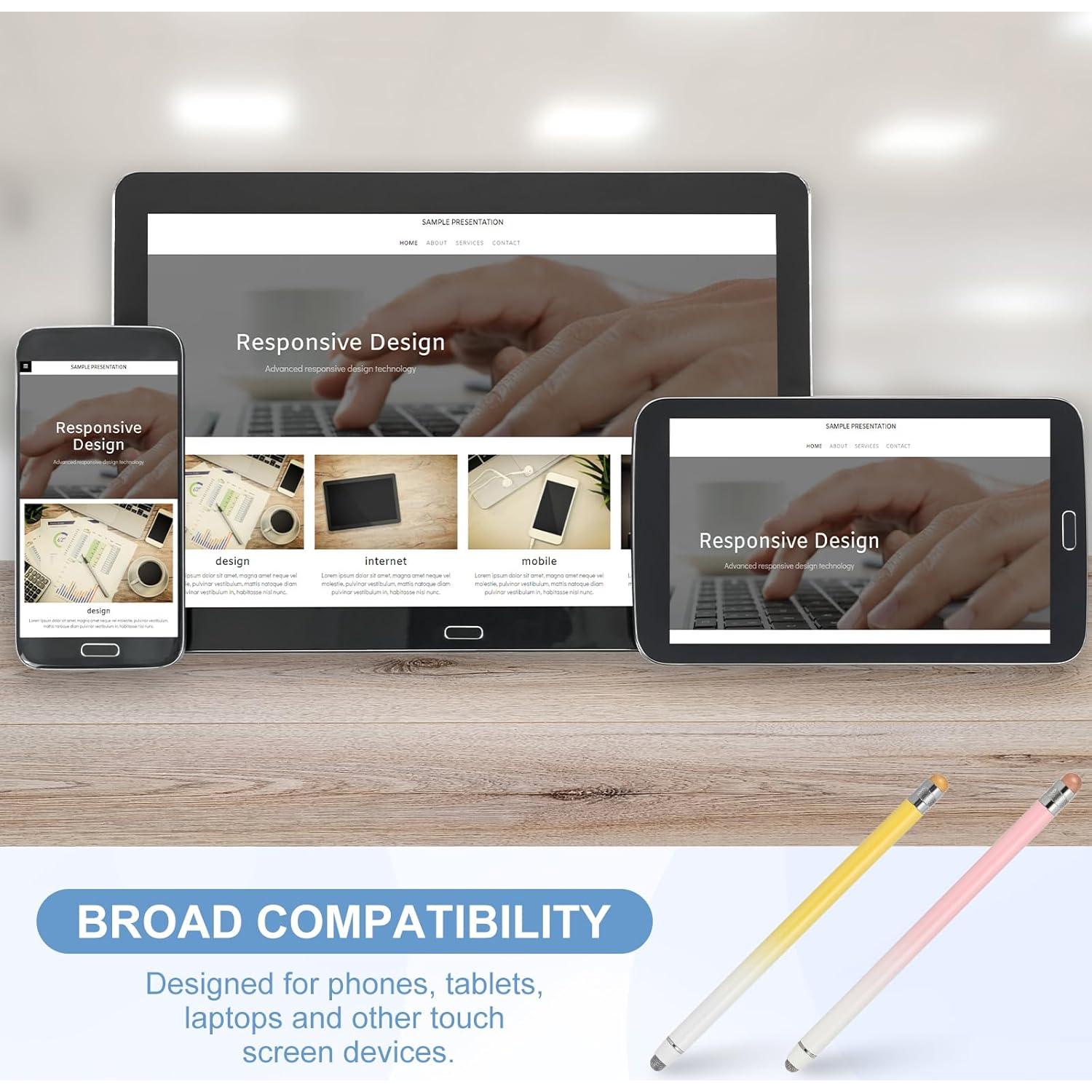 Bolígrafos Stylus PATIKIL 2 Pcs Alta Sensibilidad Táctil