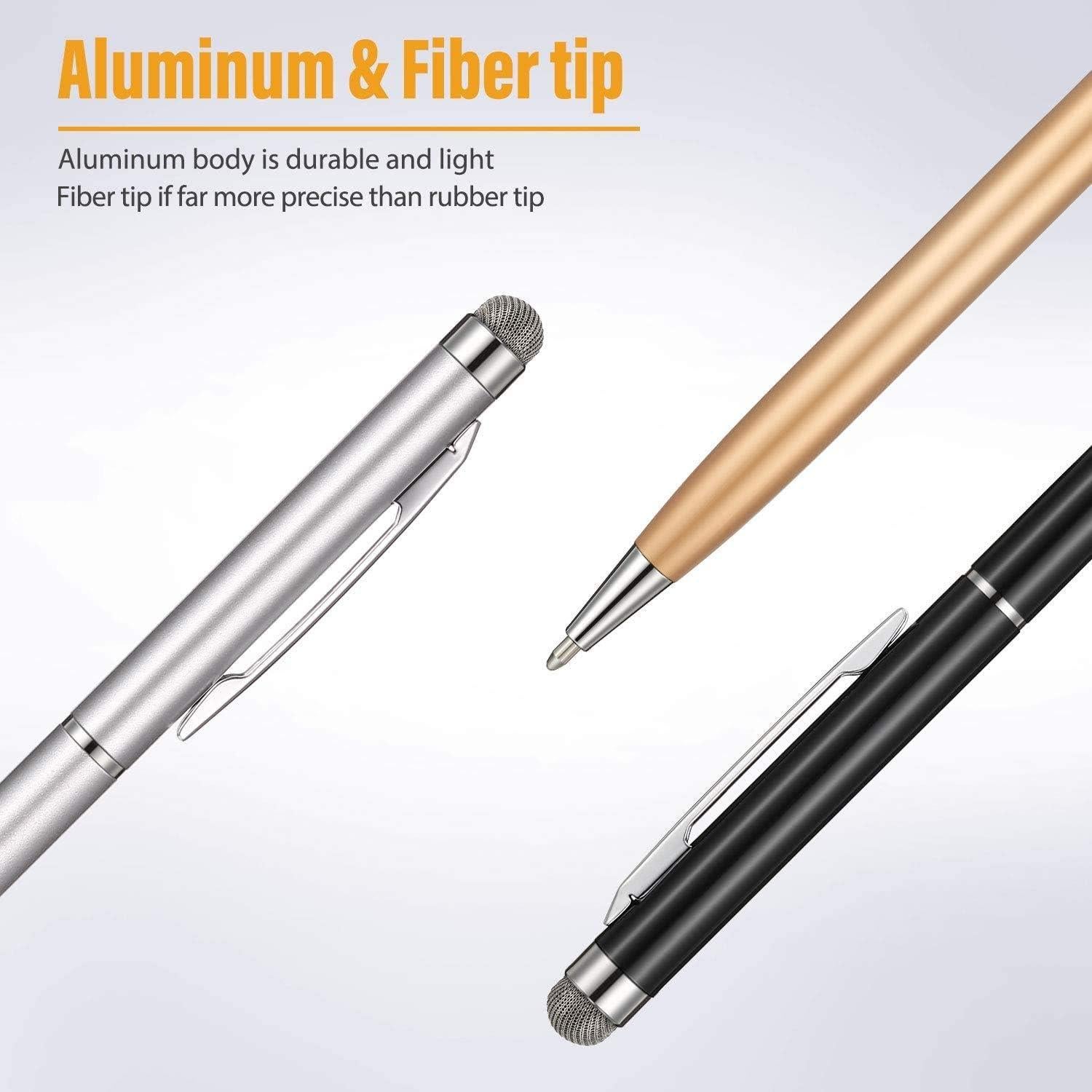 Bolígrafos Stylus Capacitivo Outus 12 Piezas 2 en 1 para Pantallas Táctiles