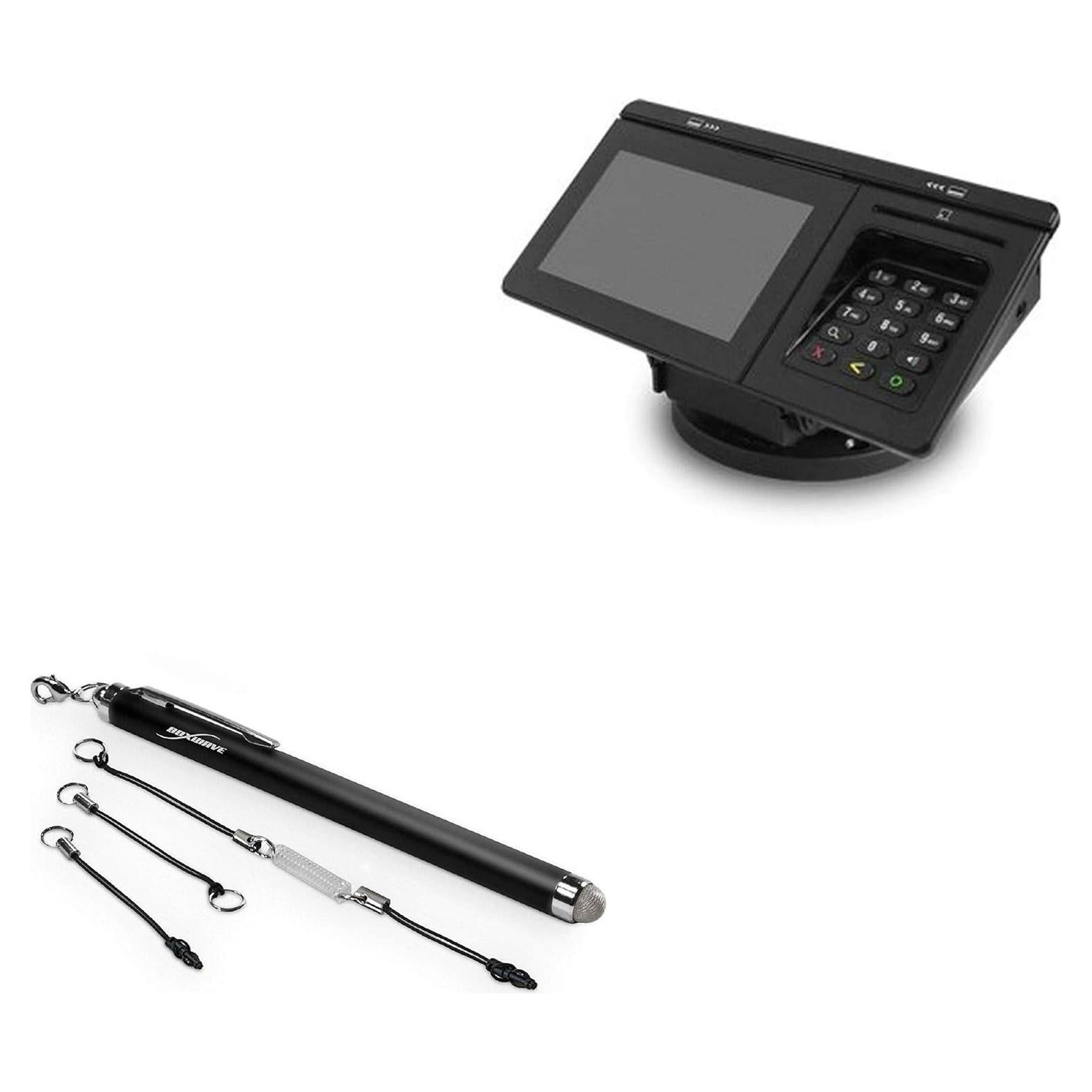 BoxWave Stylus Pen Compatible with Equinox Luxe 8500i - EverTouch Capacitive Stylus, Fiber Tip Capacitive Stylus Pen - Jet Black