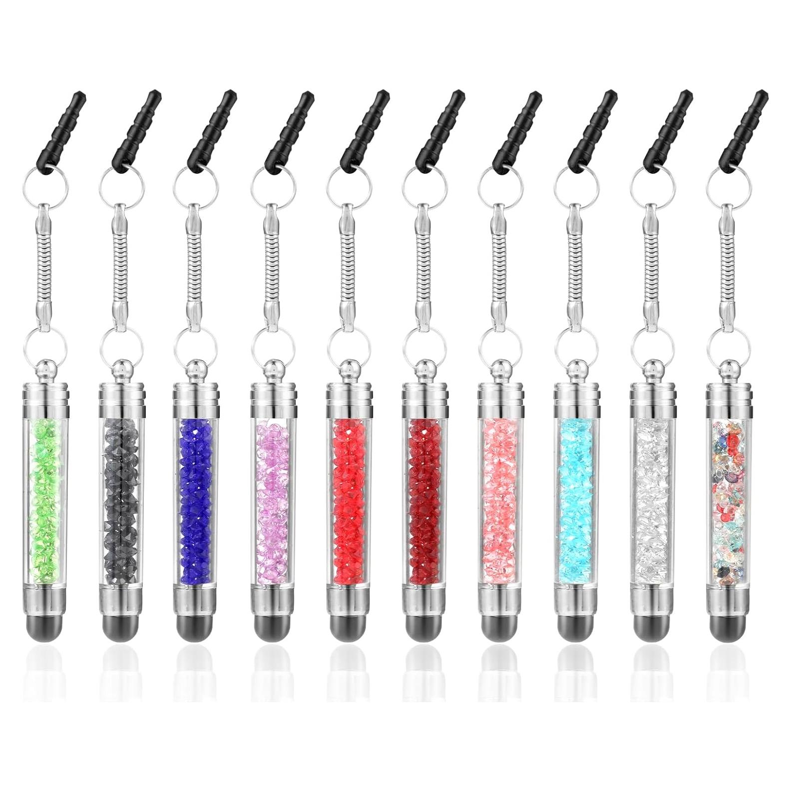 10 Lápices Stylus JIEYAO para Pantallas Táctiles - Colores Variados
