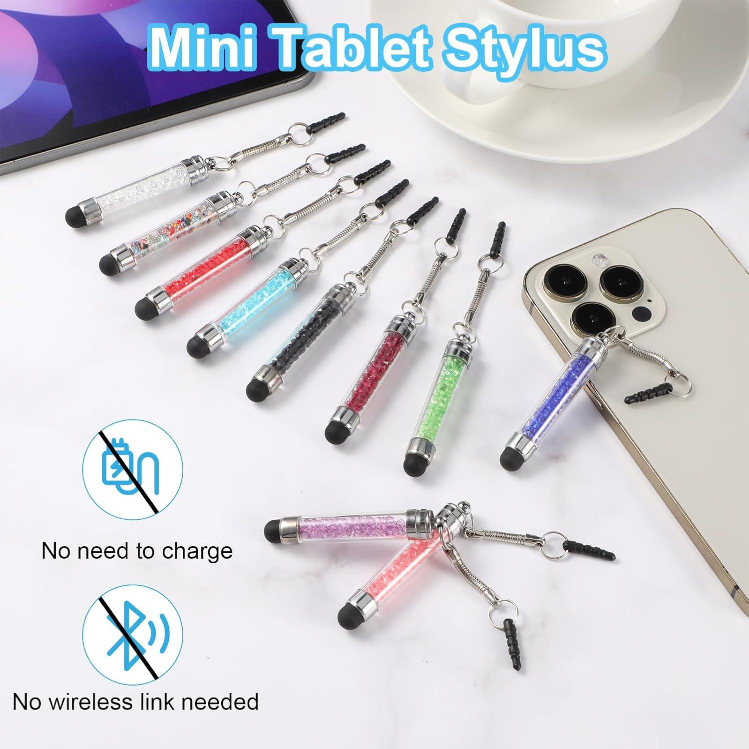 10 Lápices Stylus JIEYAO para Pantallas Táctiles - Colores Variados