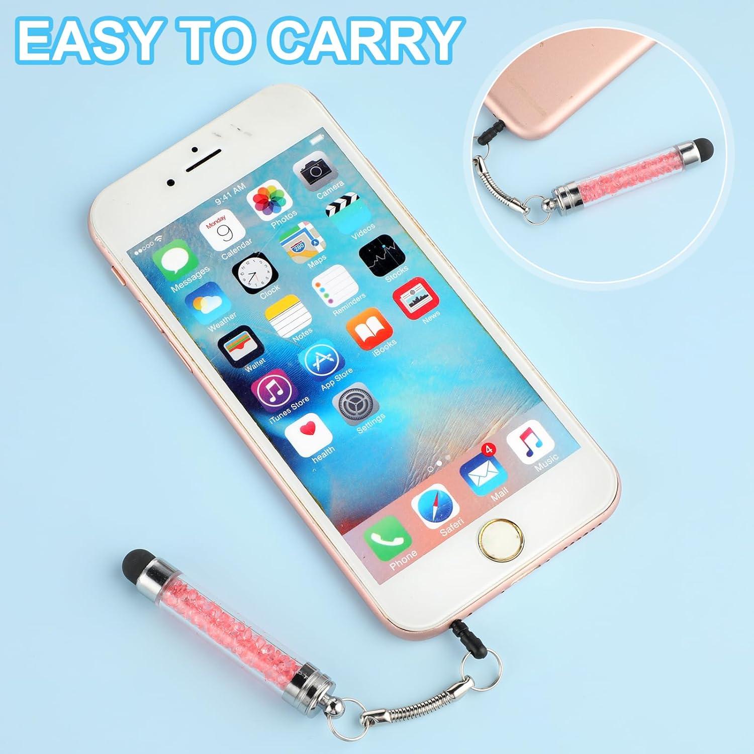 10 Lápices Stylus JIEYAO para Pantallas Táctiles - Colores Variados