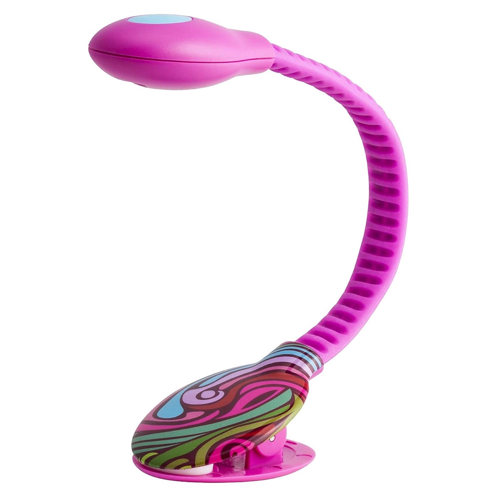 Luz de lectura recargable con clip USB WITHit French Bull - Rosa