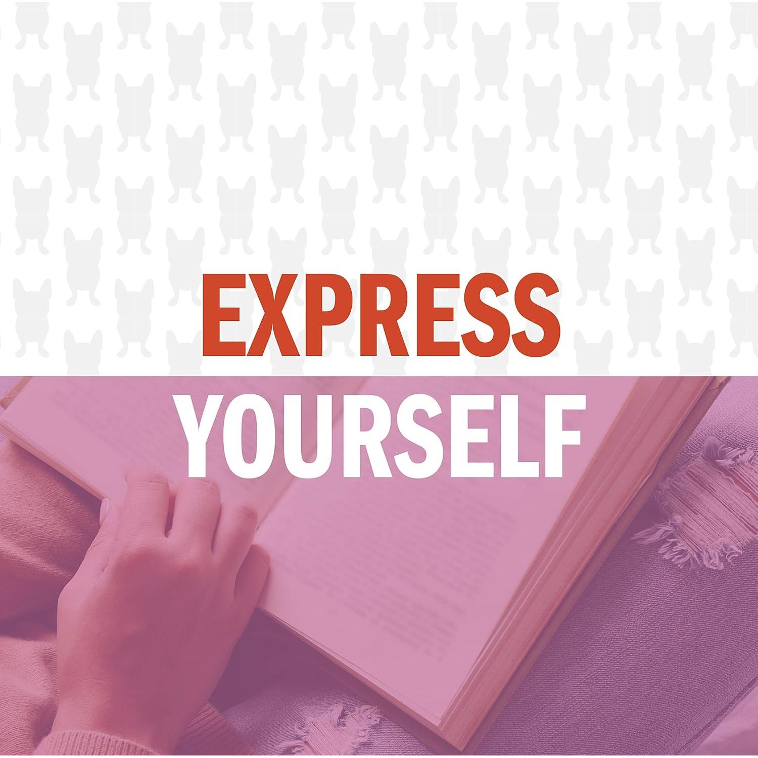 Luz de lectura recargable con clip USB WITHit French Bull - Rosa