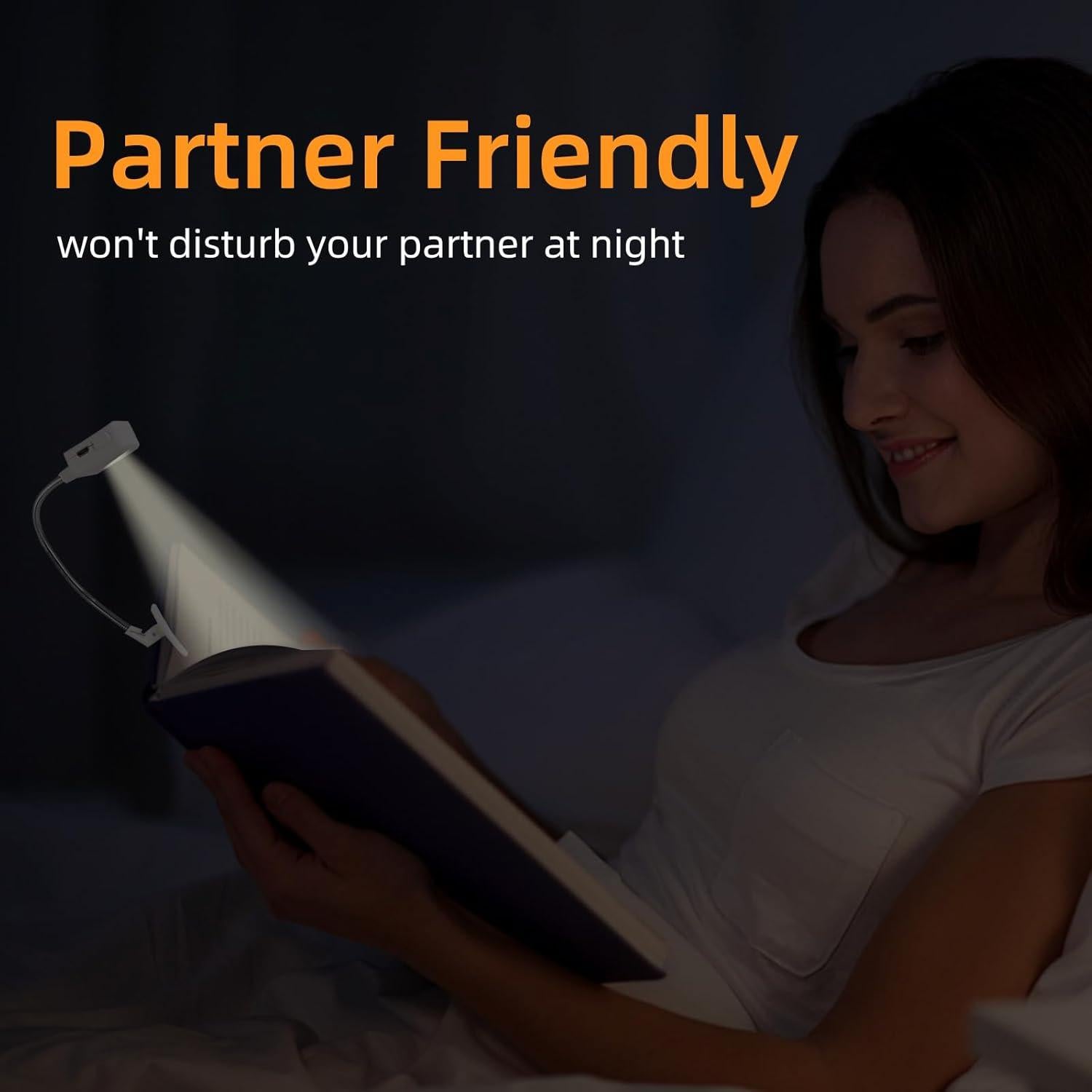 Luz de Lectura Ajustable UXIETIN para Kindle con Clip