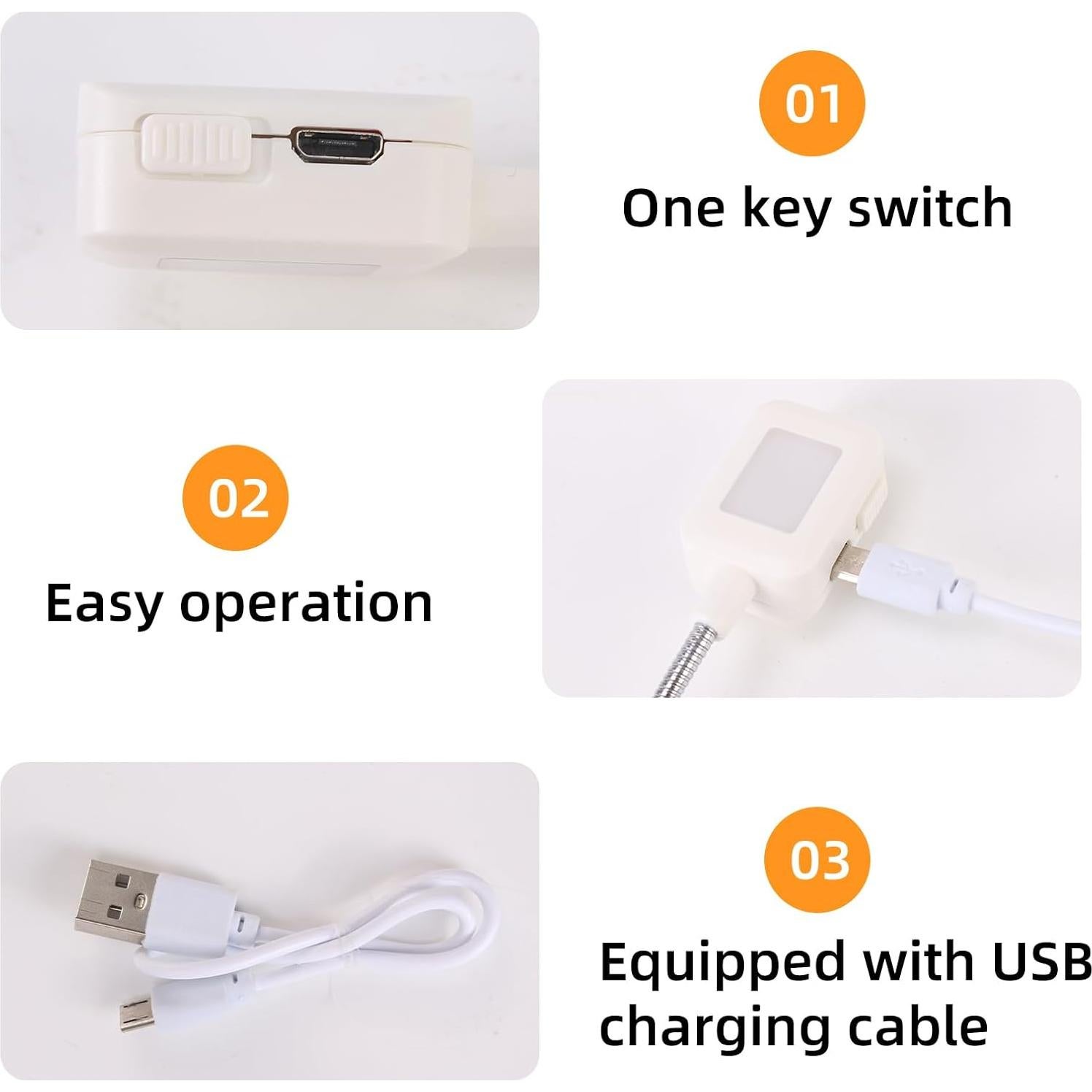 Luz de Lectura Ajustable UXIETIN para Kindle con Clip