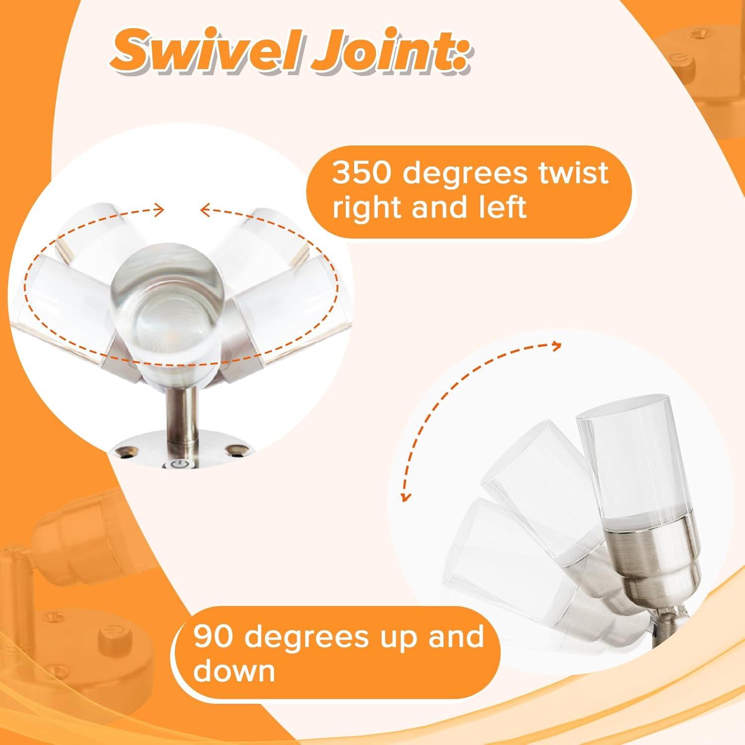 Lámpara LED de Lectura 12V Iluminación de Ensueño 2W 100lm