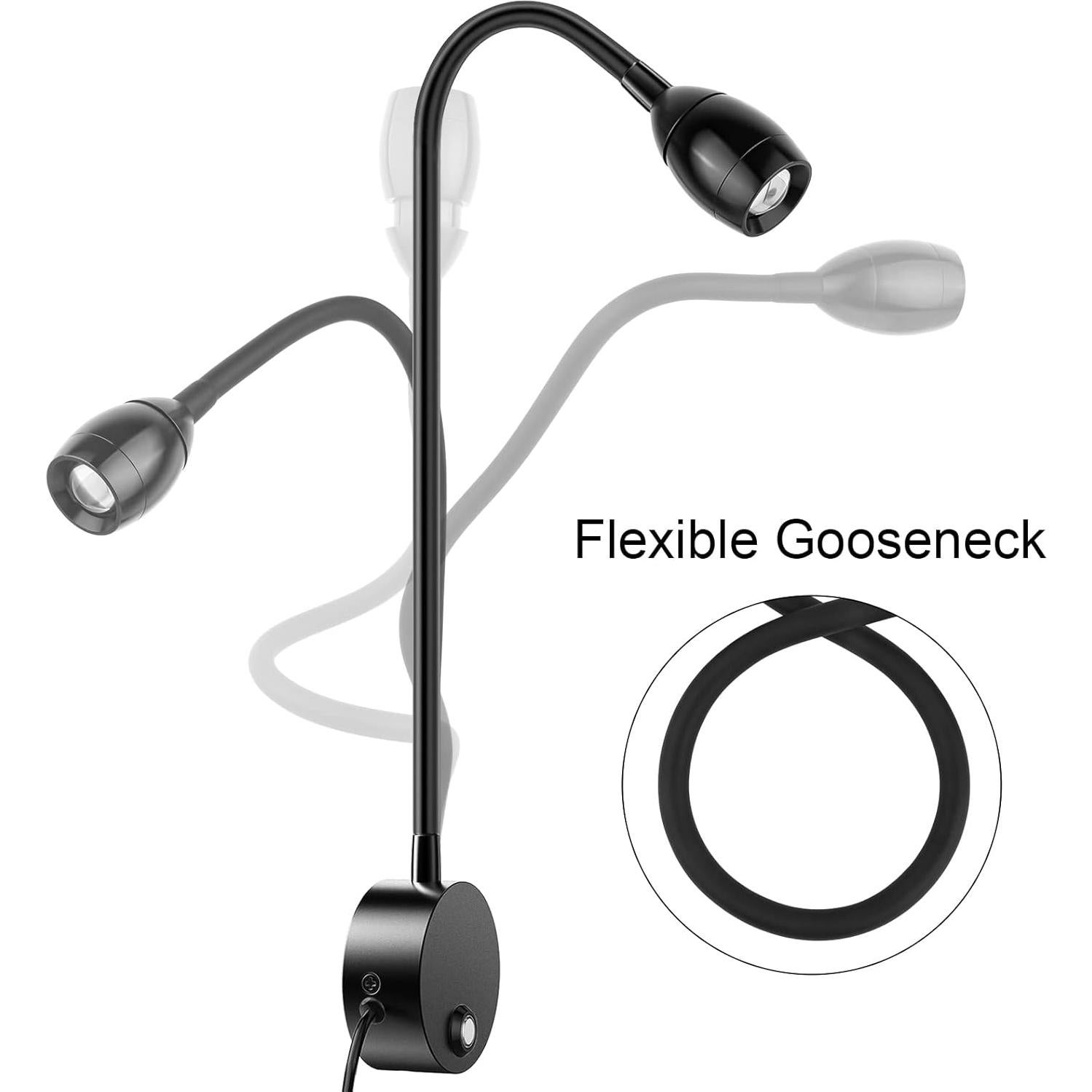 Luz de Lectura LED ERAY Montada en Pared 2p Dimmable 3000K