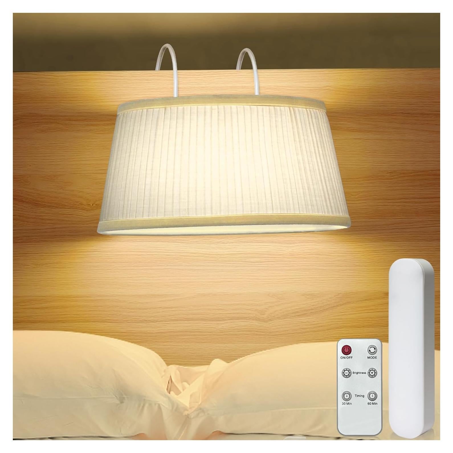 Lámpara de lectura para cama FINCMY LED-MORE-5 3 modos de color