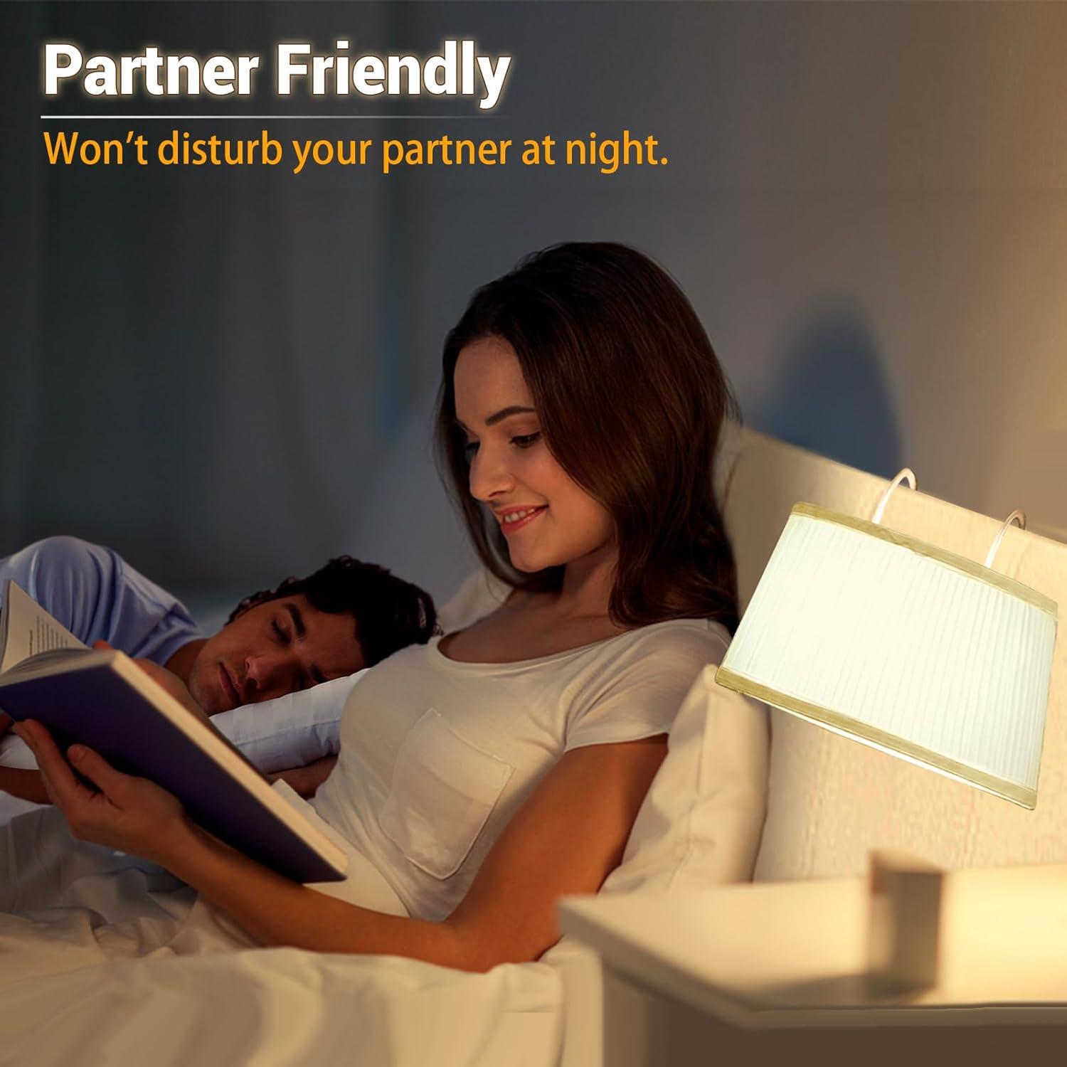 Lámpara de lectura para cama FINCMY LED-MORE-5 3 modos de color