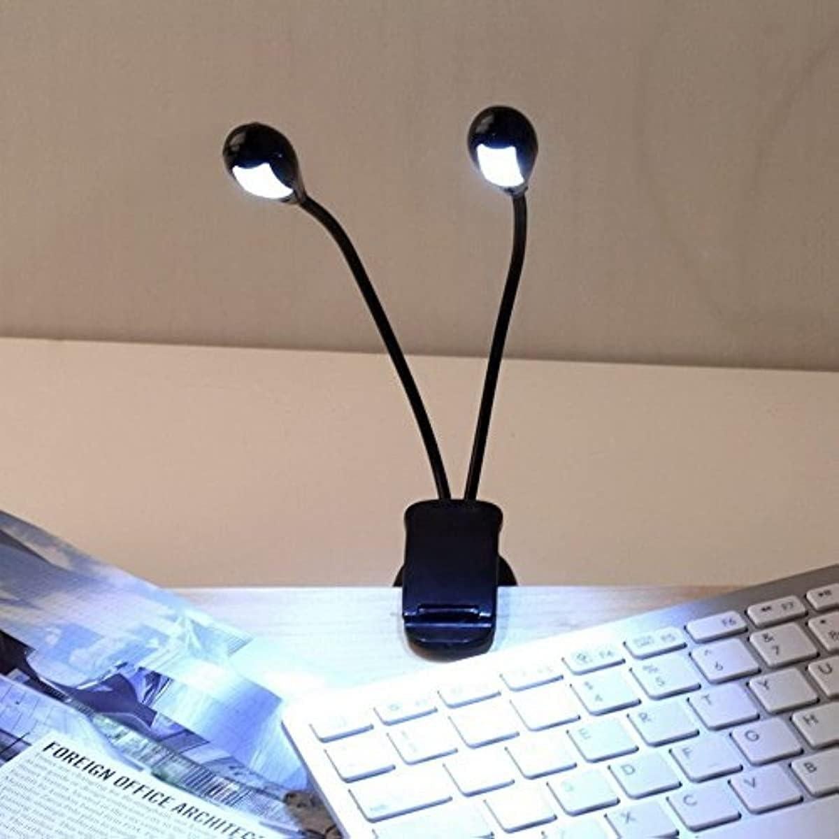 Luz LED de Atril Musical Soarun con USB y Batería