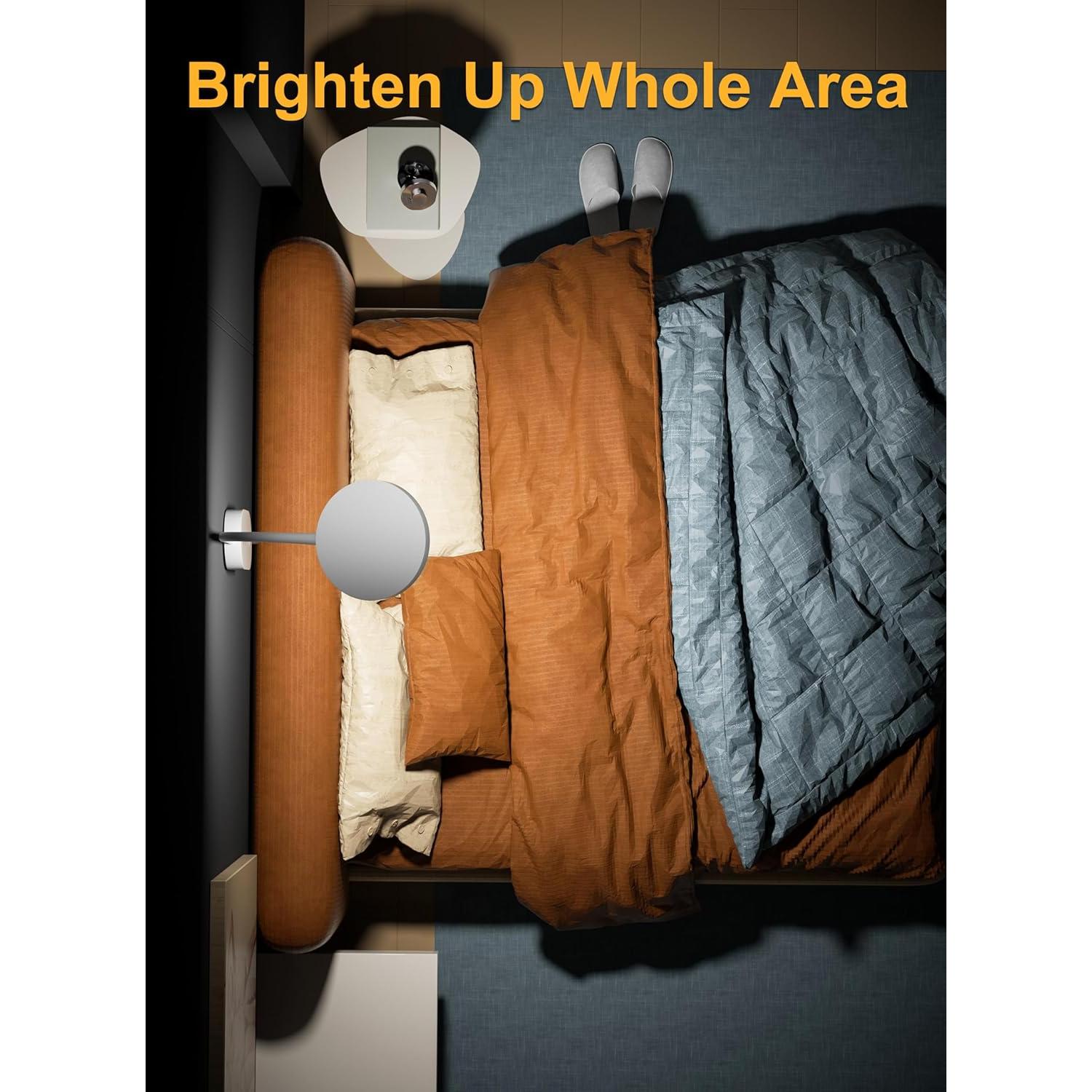 Lámpara de Lectura LED TOPMB con USB y 4 Modos de Color