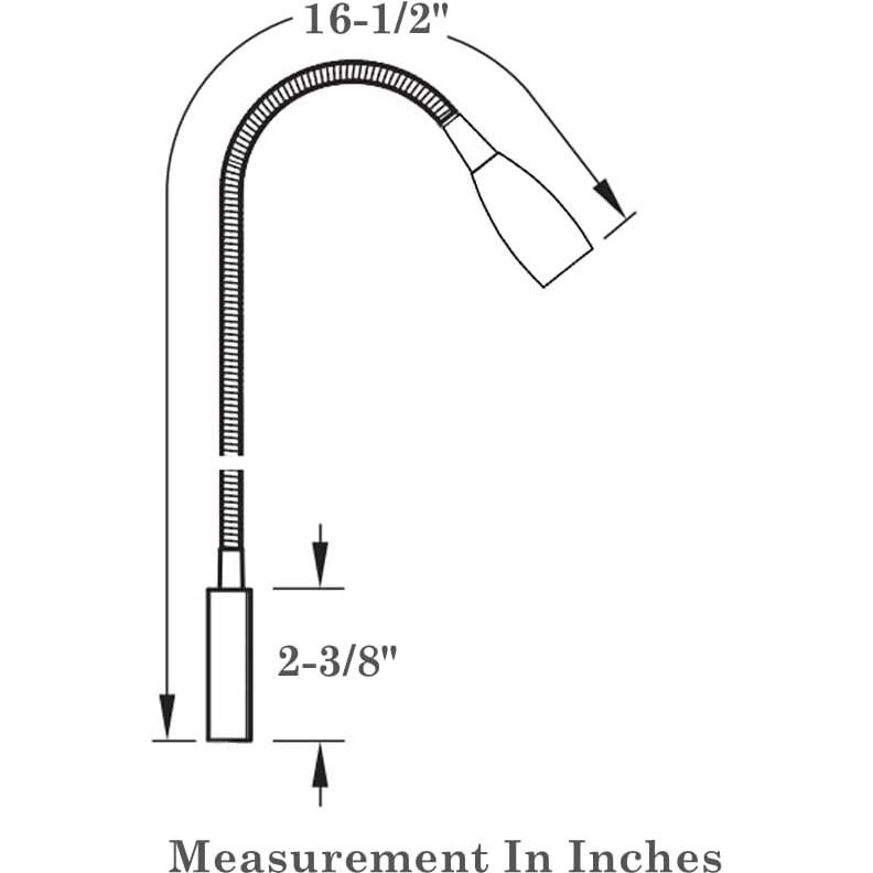 Lámpara de Lectura LED Obeaming 12V Regulable con USB