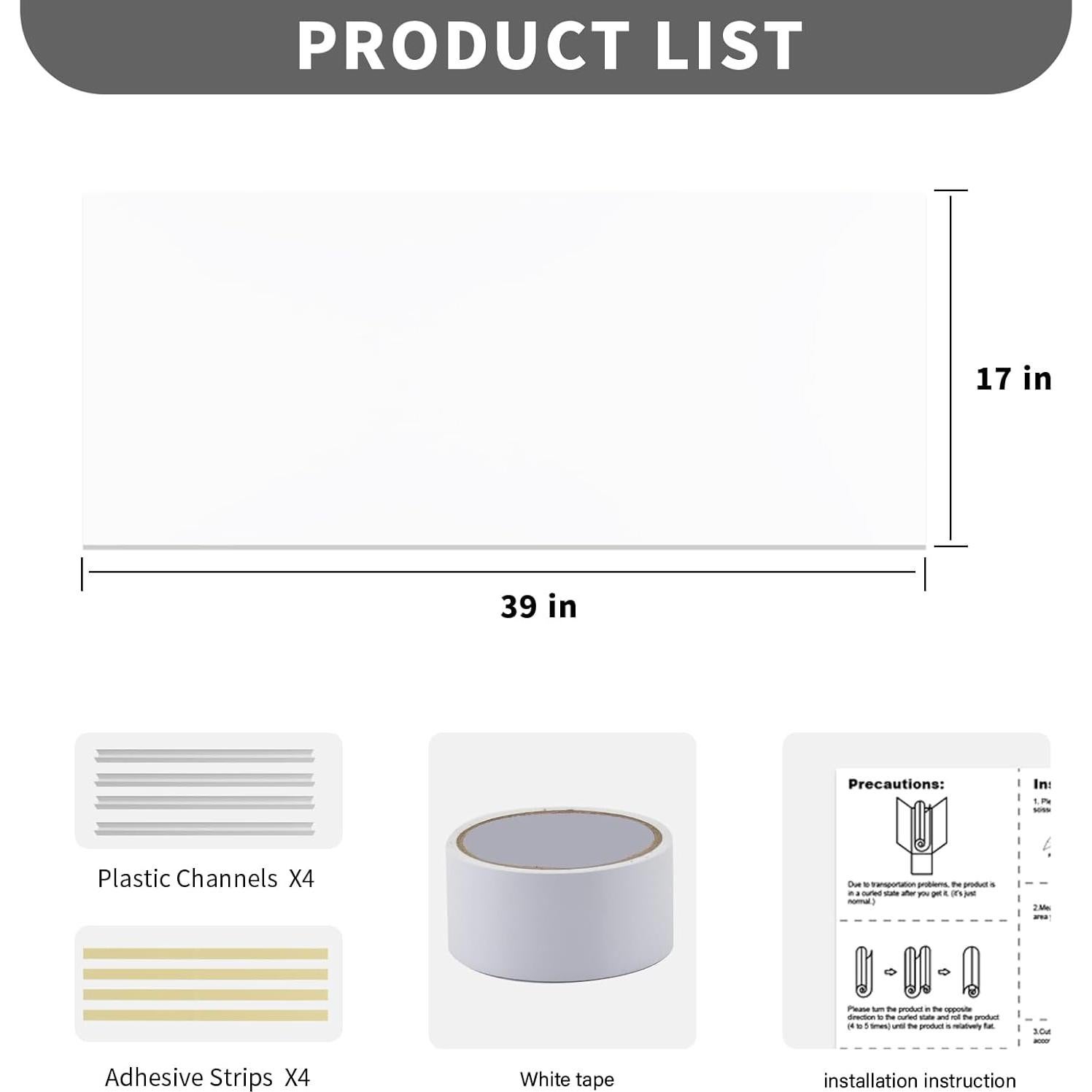 Panel Aislante Lateral Aire Acondicionado ZENGSHI Blanco 159g