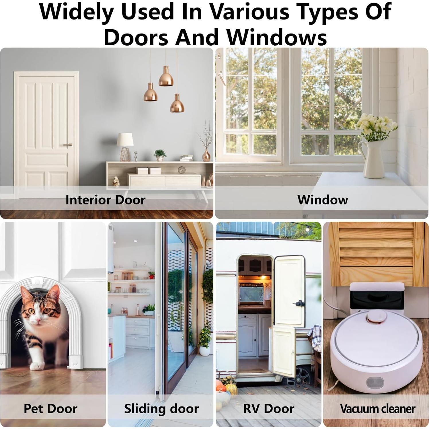 Tira de Sellado Autoadhesiva OXRQ 10M Blanco Aislamiento Acústico