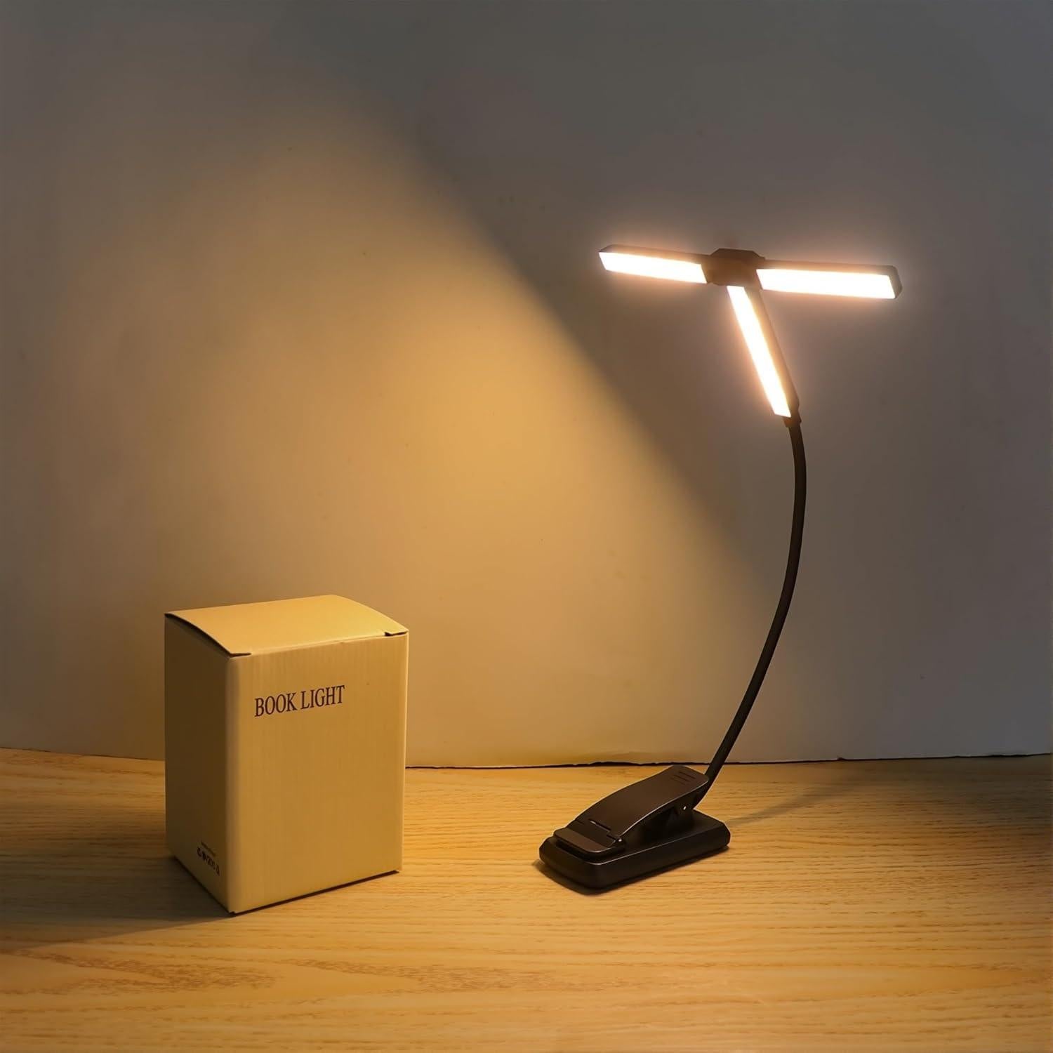 Luz de Libro Recargable HOVOYNN T-Head 51 LED 1000mAh