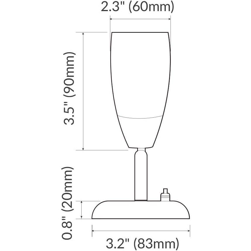 Luz de Lectura LED 12V Jerrylight 6000K Paquete de 2