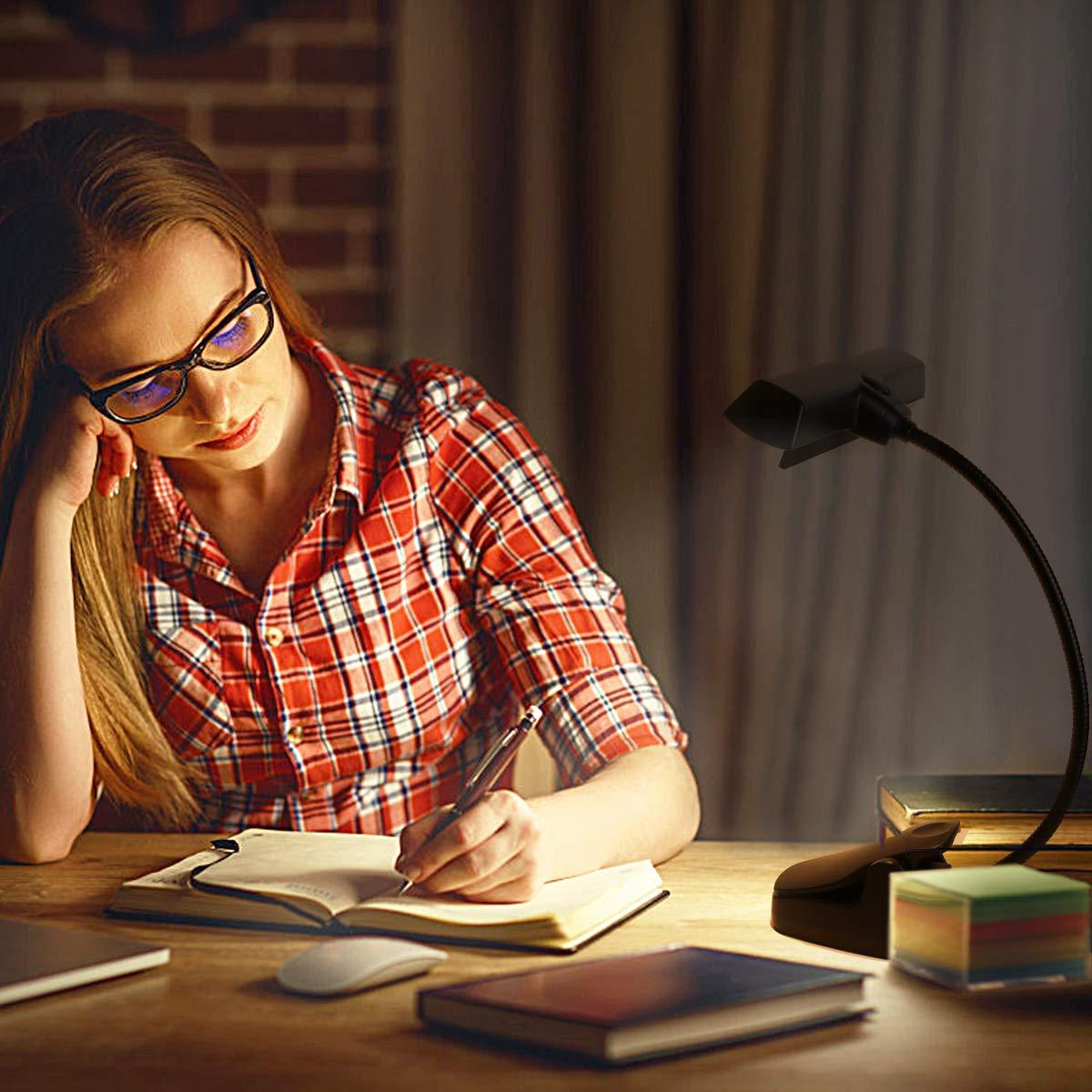 Luz de Atril Recargable Glovion con 19 LEDs y 3 Brillos