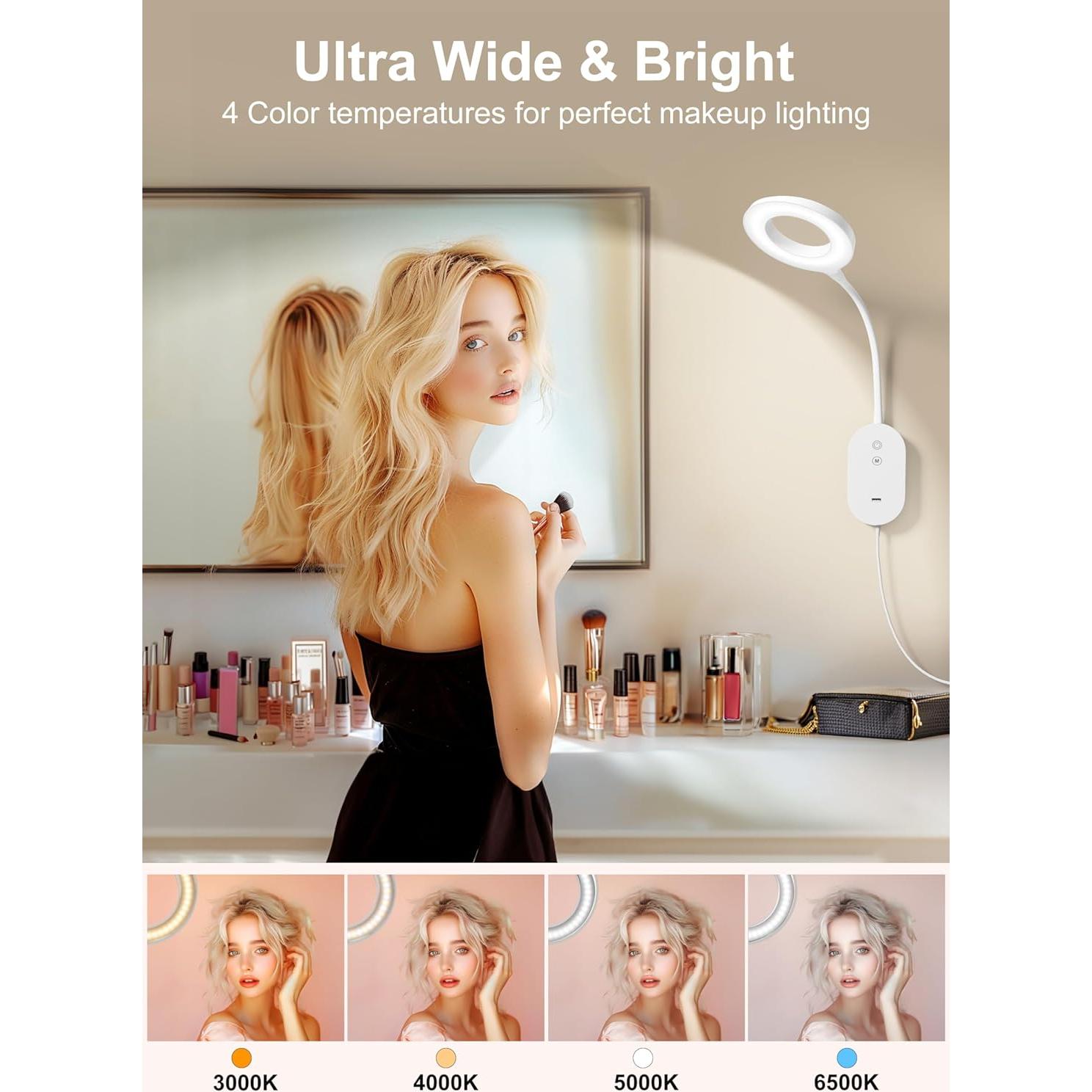 Lámpara de Lectura de Pared TOPMB con USB 10W y 4 Modos