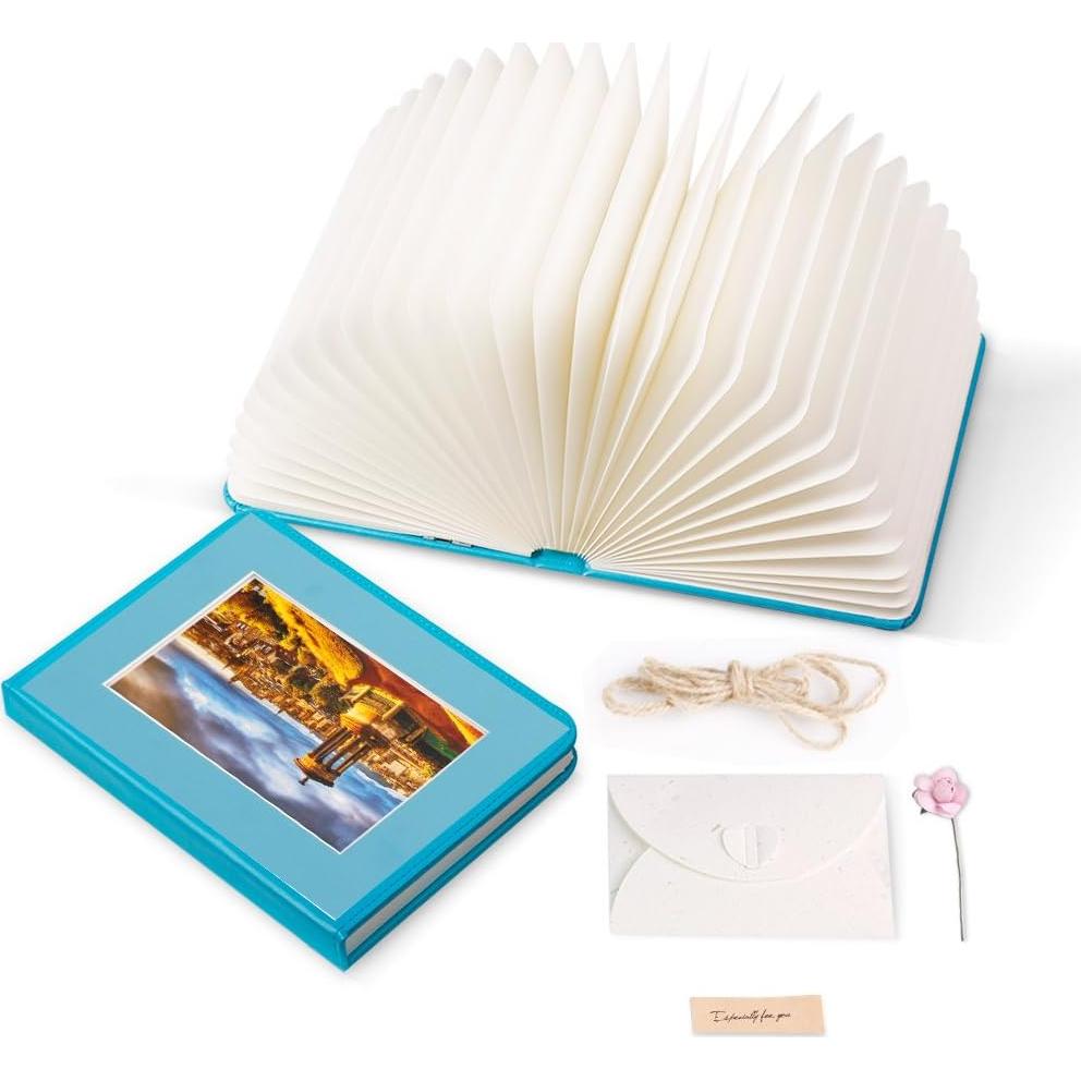 Lámpara de Libro Veesee LED Recargable 8 Colores 21.6x15.9cm