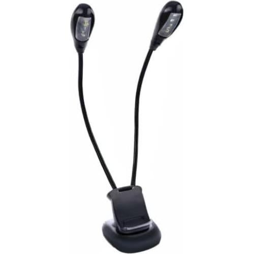 Lámpara LED de Lectura Clip On Aosiyp, Doble Brazo Ajustable