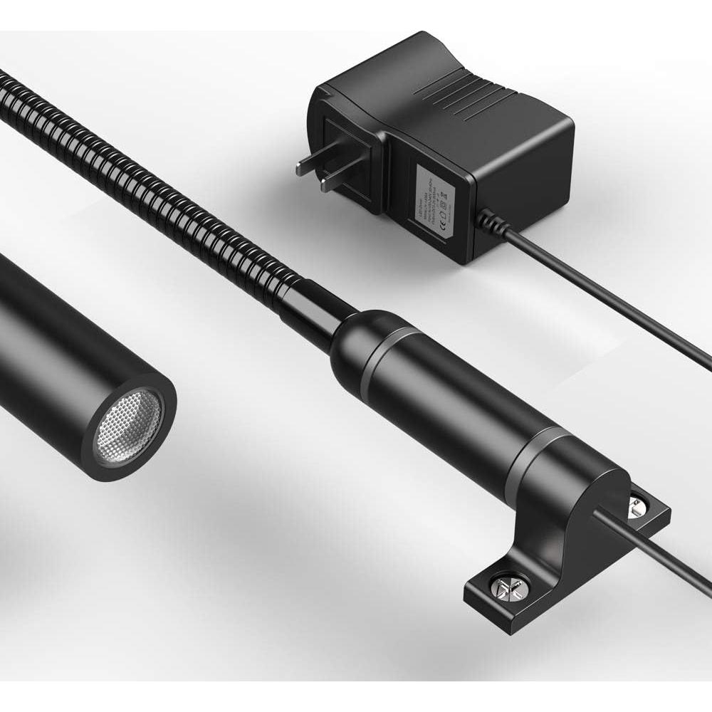 Luz de Lectura LED Regulable Ageselighting 3W Pared Negro